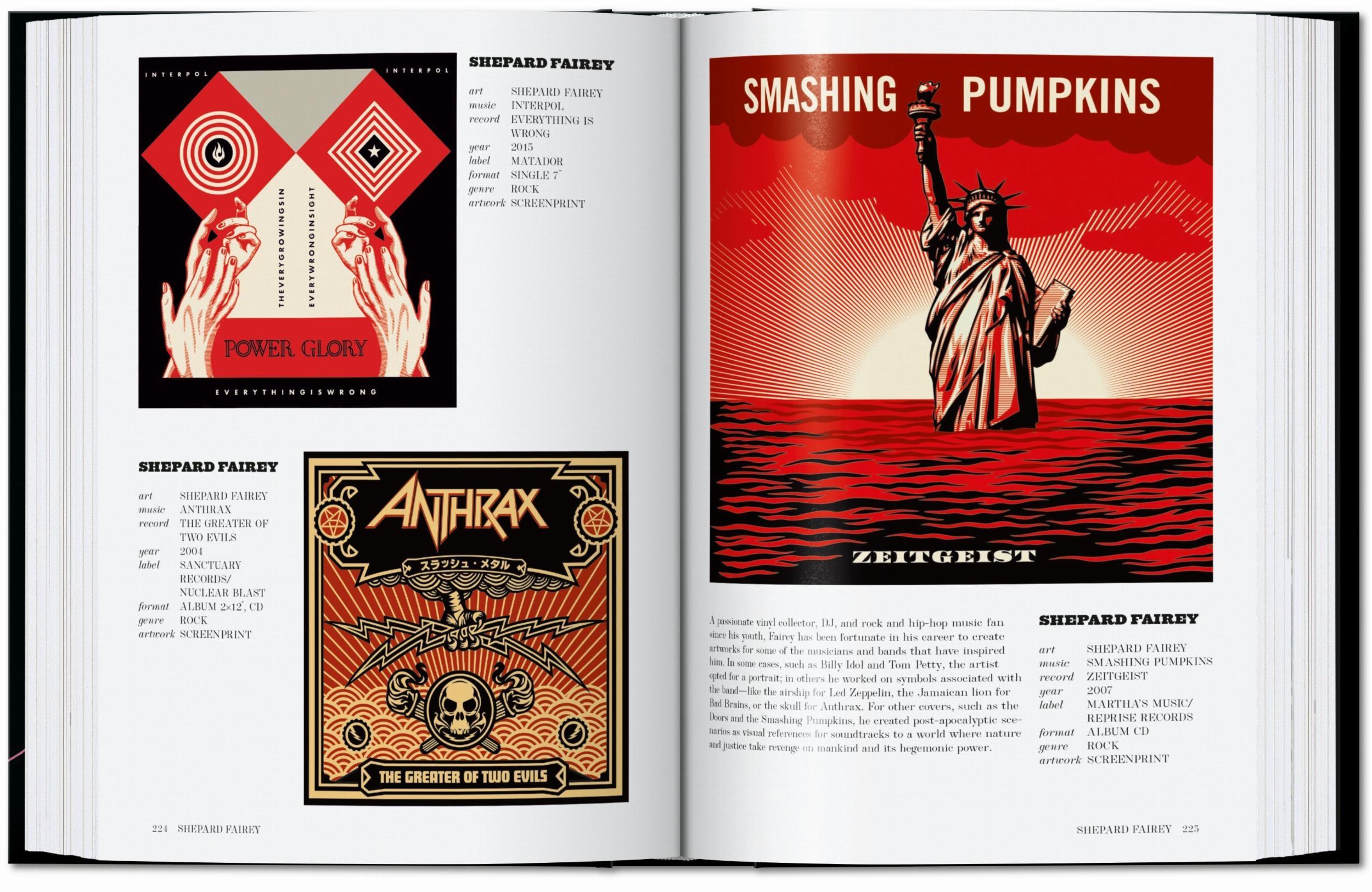Beispielinhalt (Bild) Art Record Covers. 40th Ed.