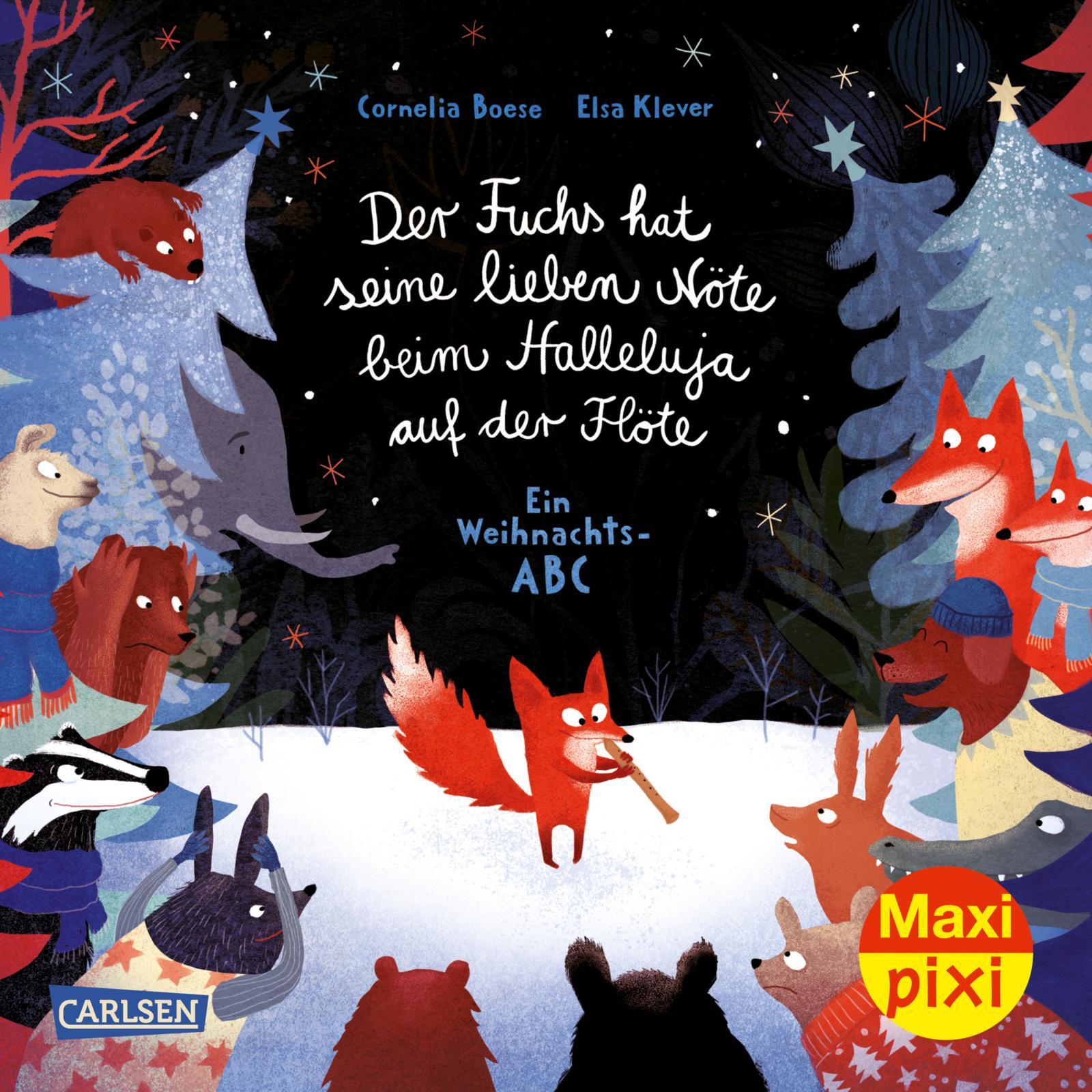 Vorderes Coverbild Maxi Pixi 354: VE 5 Der Fuchs hat seine lieben Nöte beim Halleluja auf der Flöte (5 Exemplare)
