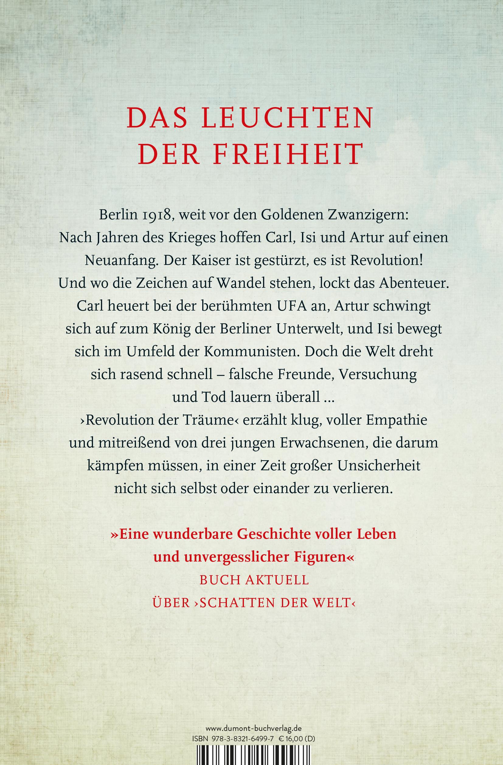 Rückseitencover Revolution der Träume