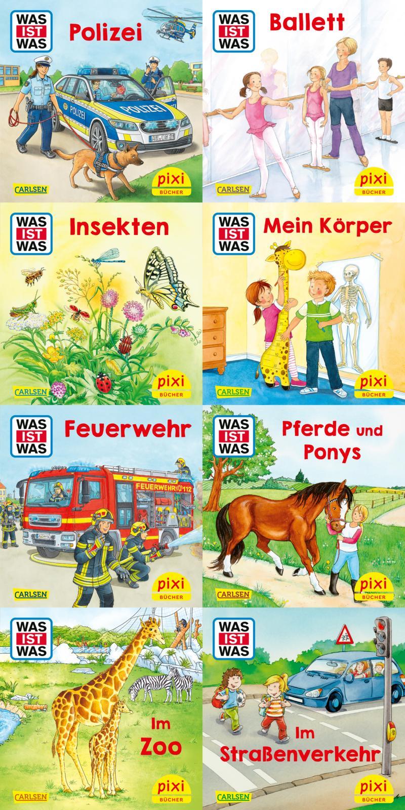 Vorderes Coverbild Pixi-8er-Set 277: WAS IST WAS (8x1 Exemplar)