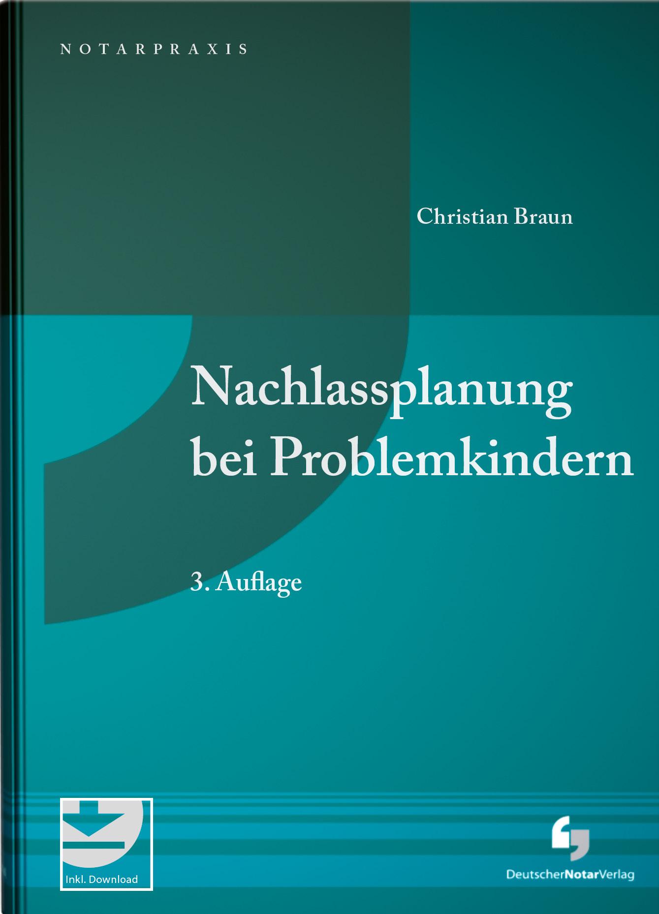 Vorderes Coverbild Nachlassplanung bei Problemkindern