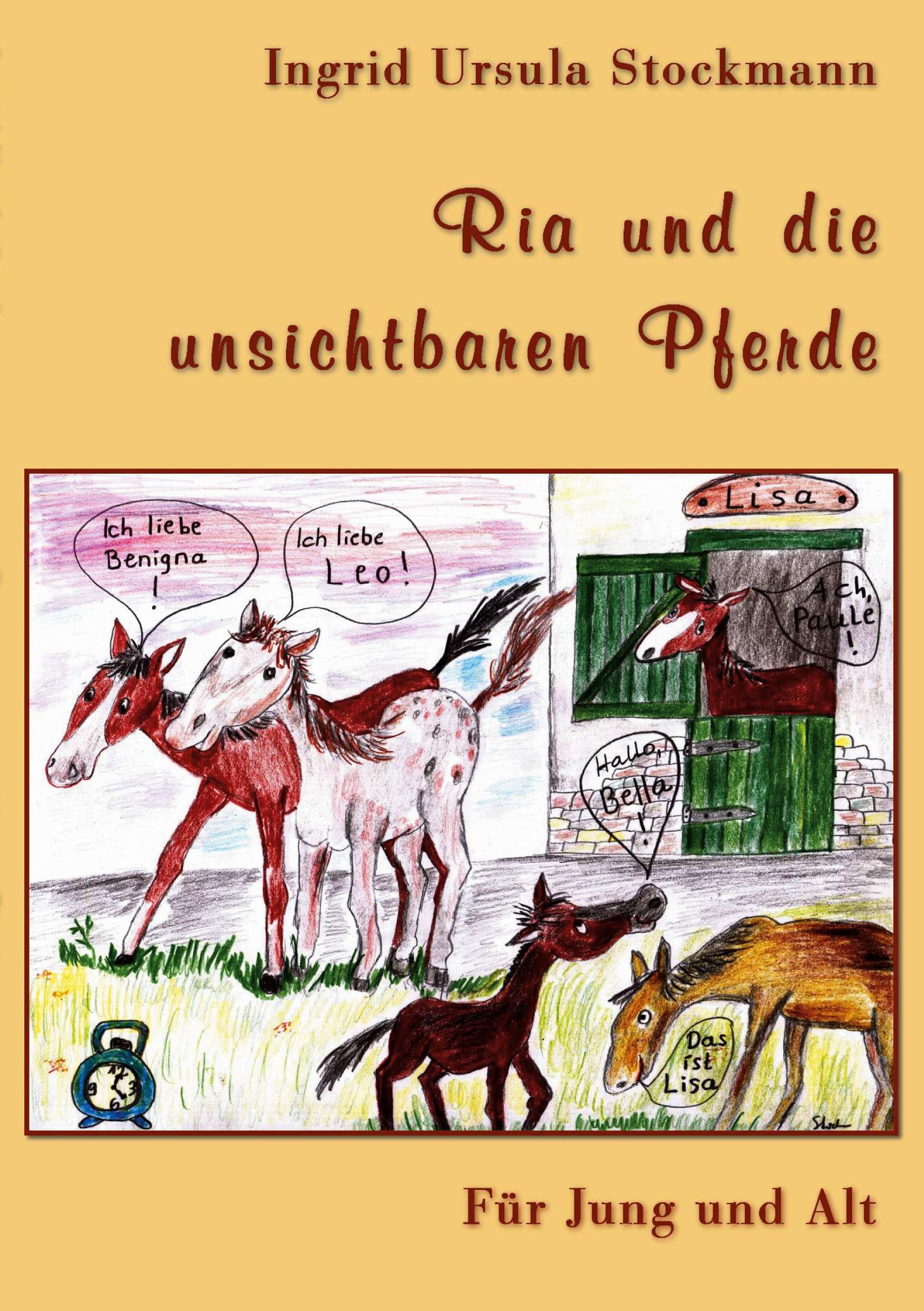 Vorderes Coverbild Ria und die unsichtbaren Pferde