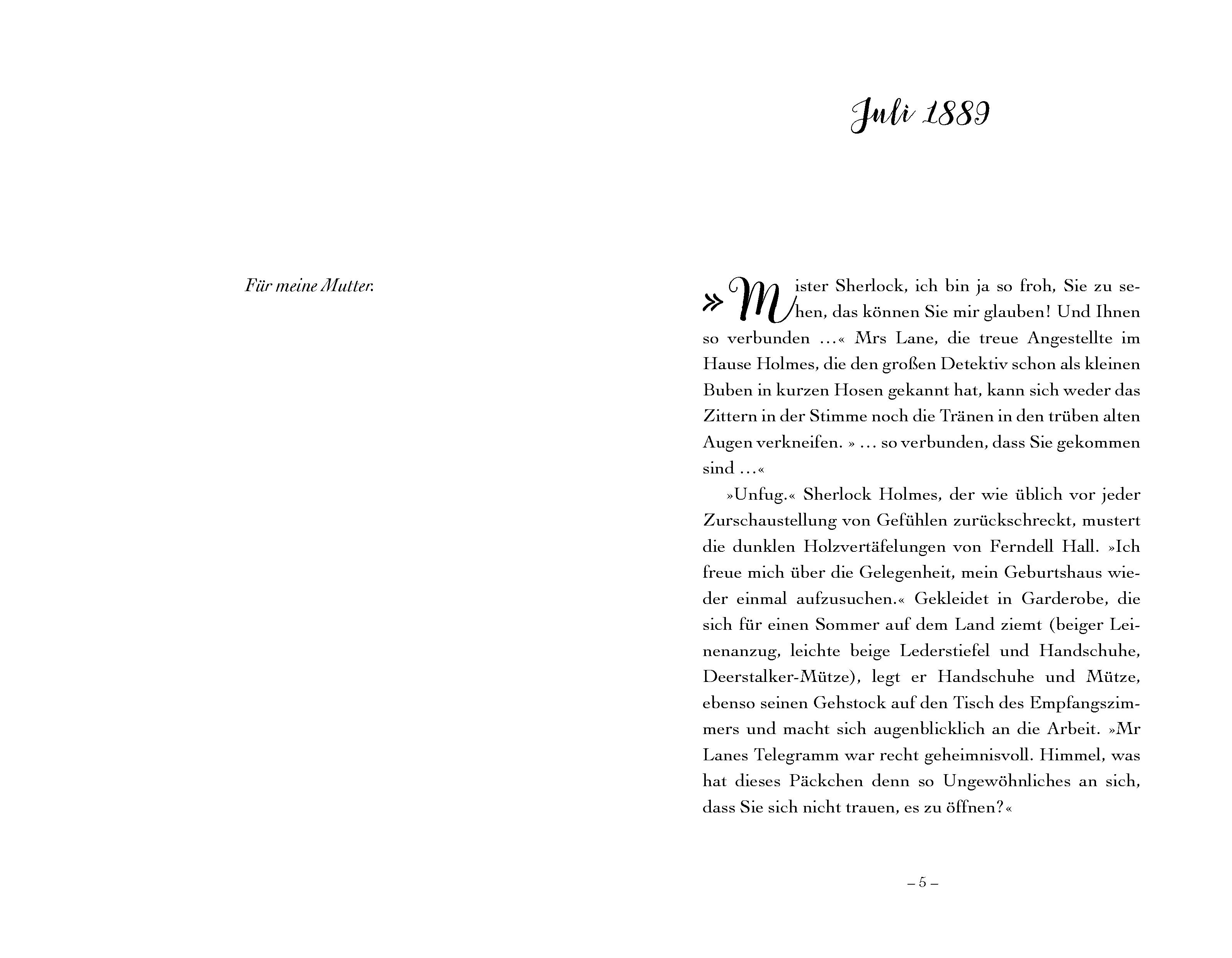 Beispielinhalt (Bild) Der Fall des verschlüsselten Briefes