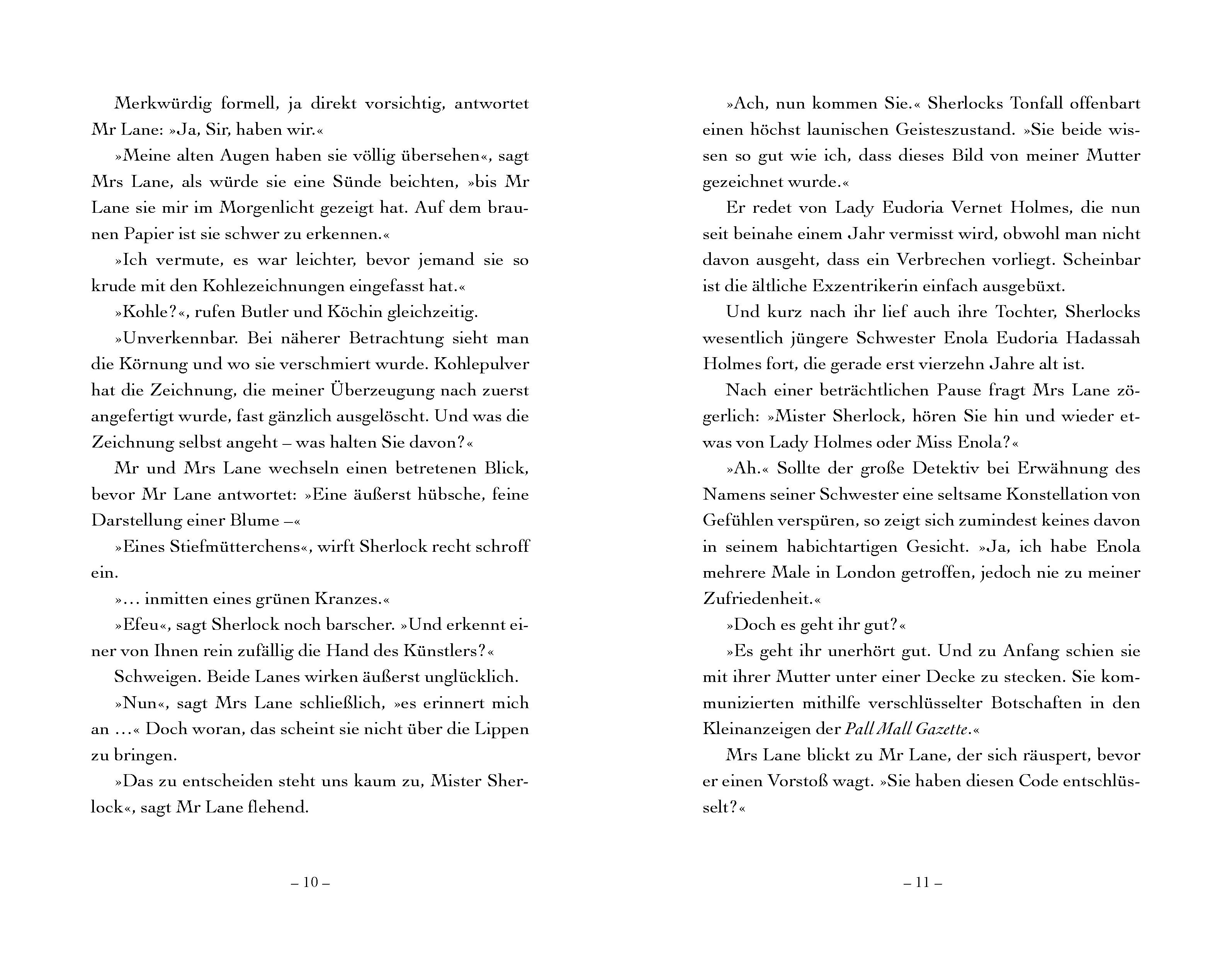 Beispielinhalt (Bild) Der Fall des verschlüsselten Briefes