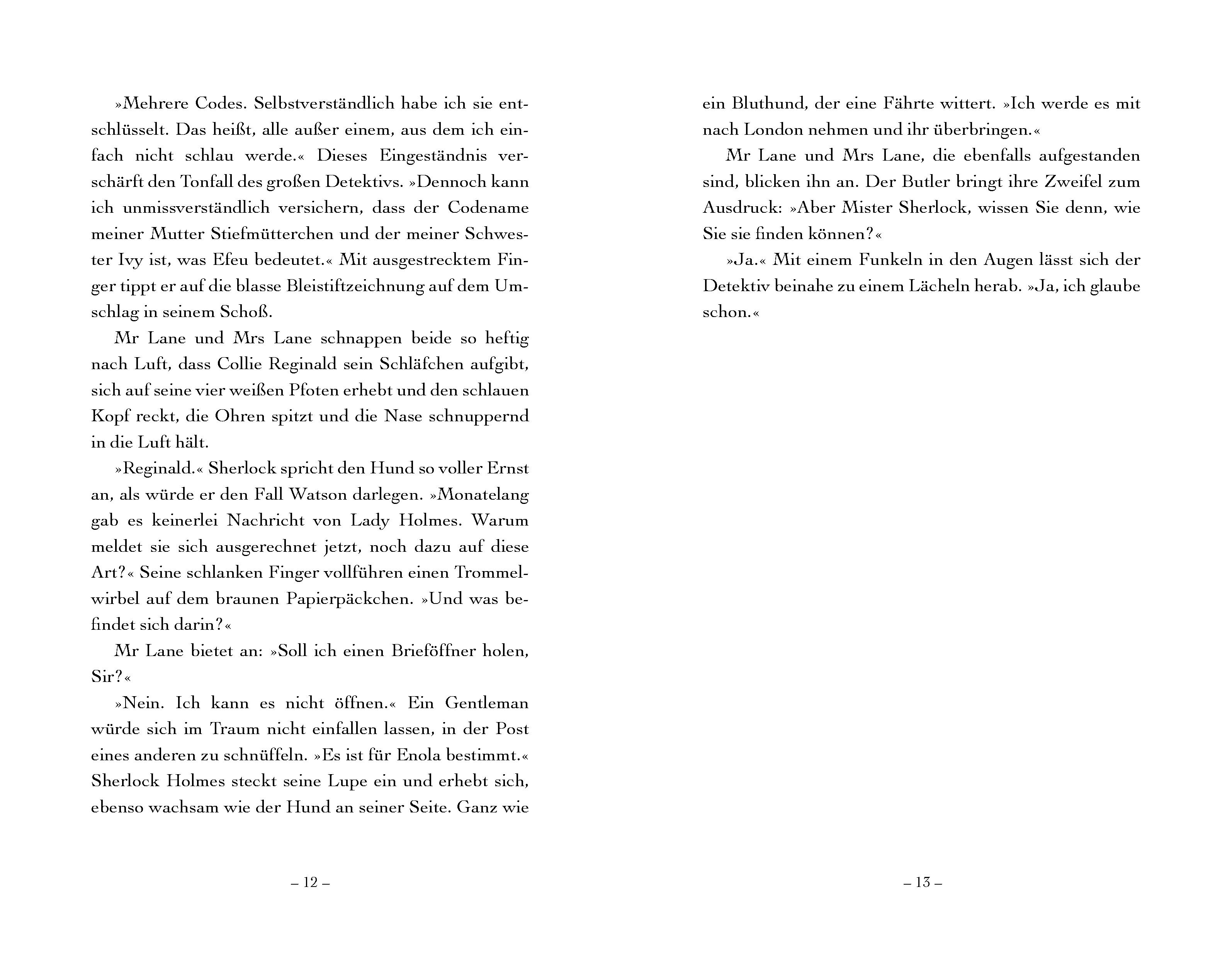 Beispielinhalt (Bild) Der Fall des verschlüsselten Briefes