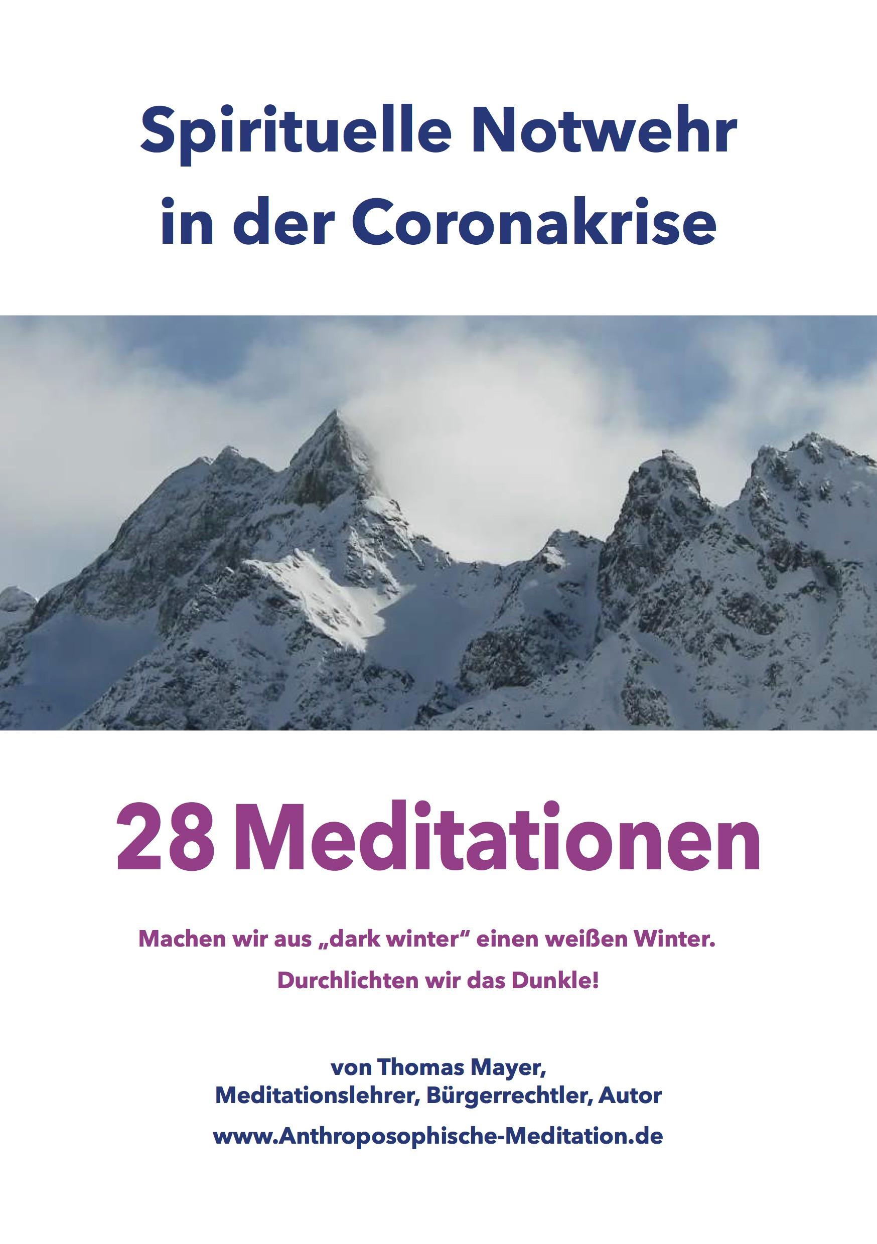 Vorderes Coverbild Spirituelle Notwehr in der Coronakrise
