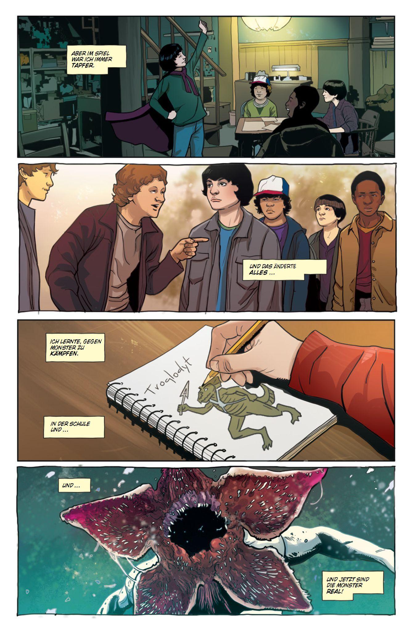 Beispielinhalt (Bild) Stranger Things und Dungeons & Dragons