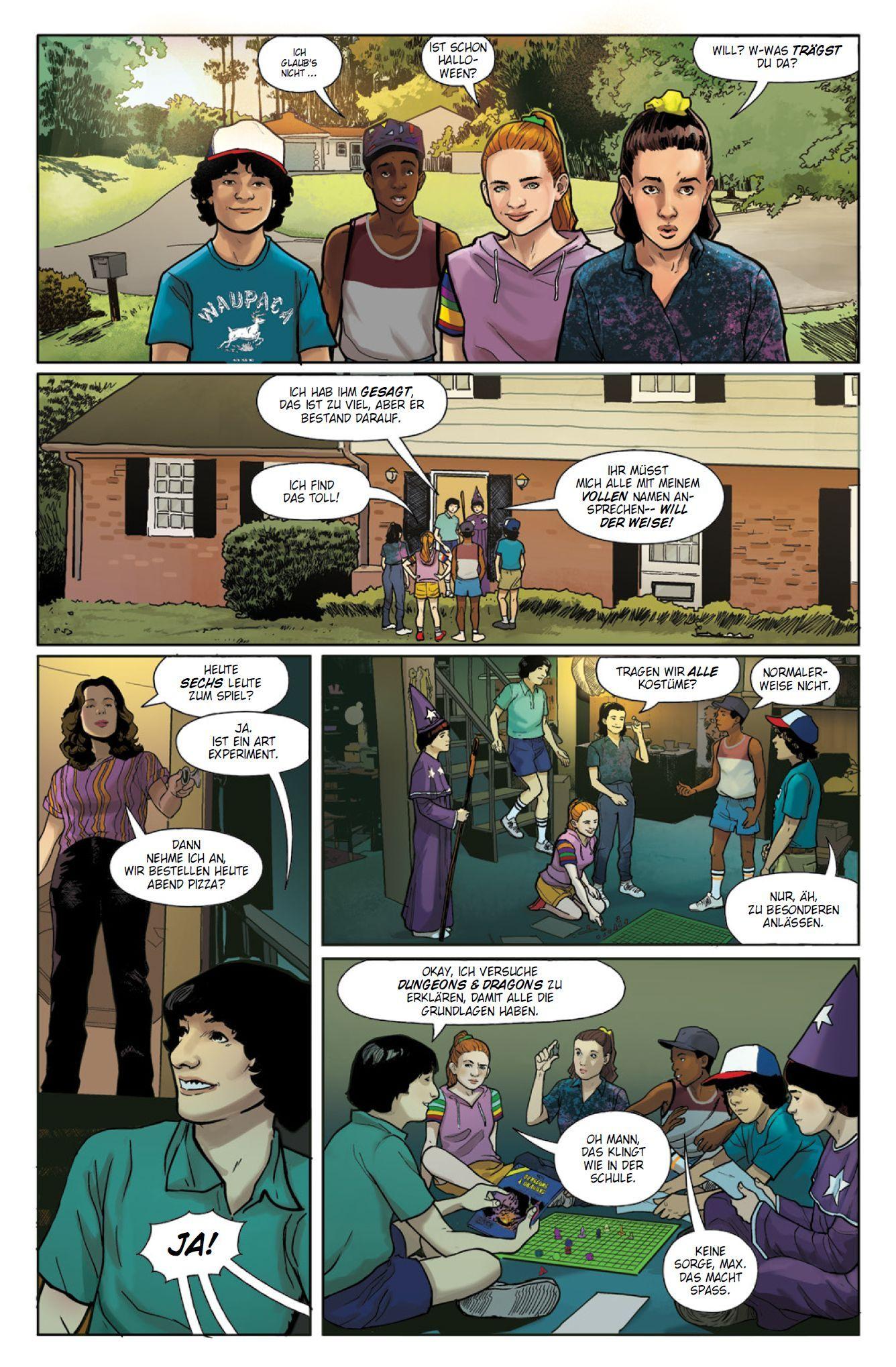 Beispielinhalt (Bild) Stranger Things und Dungeons & Dragons