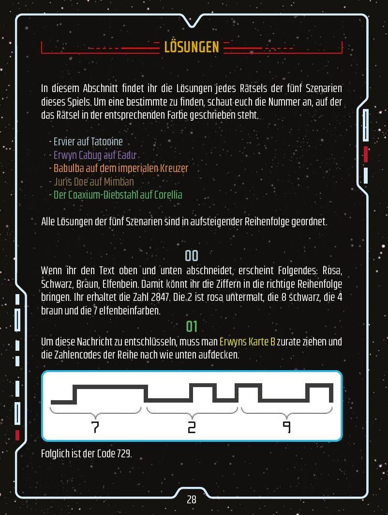 Beispielinhalt (Bild) Escape Game: Star Wars