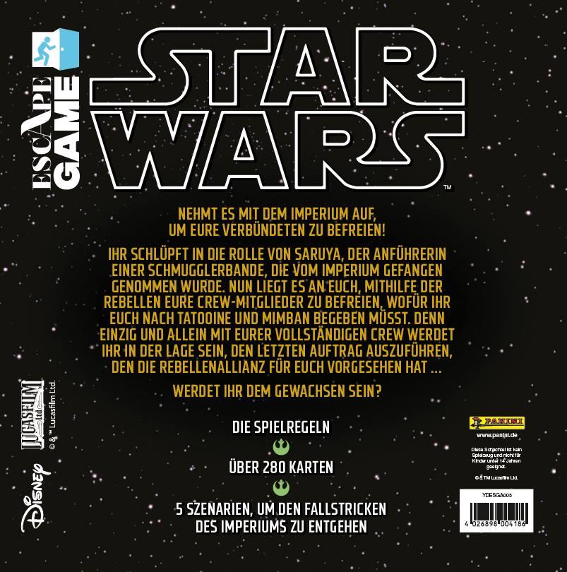 Rückseitencover Escape Game: Star Wars