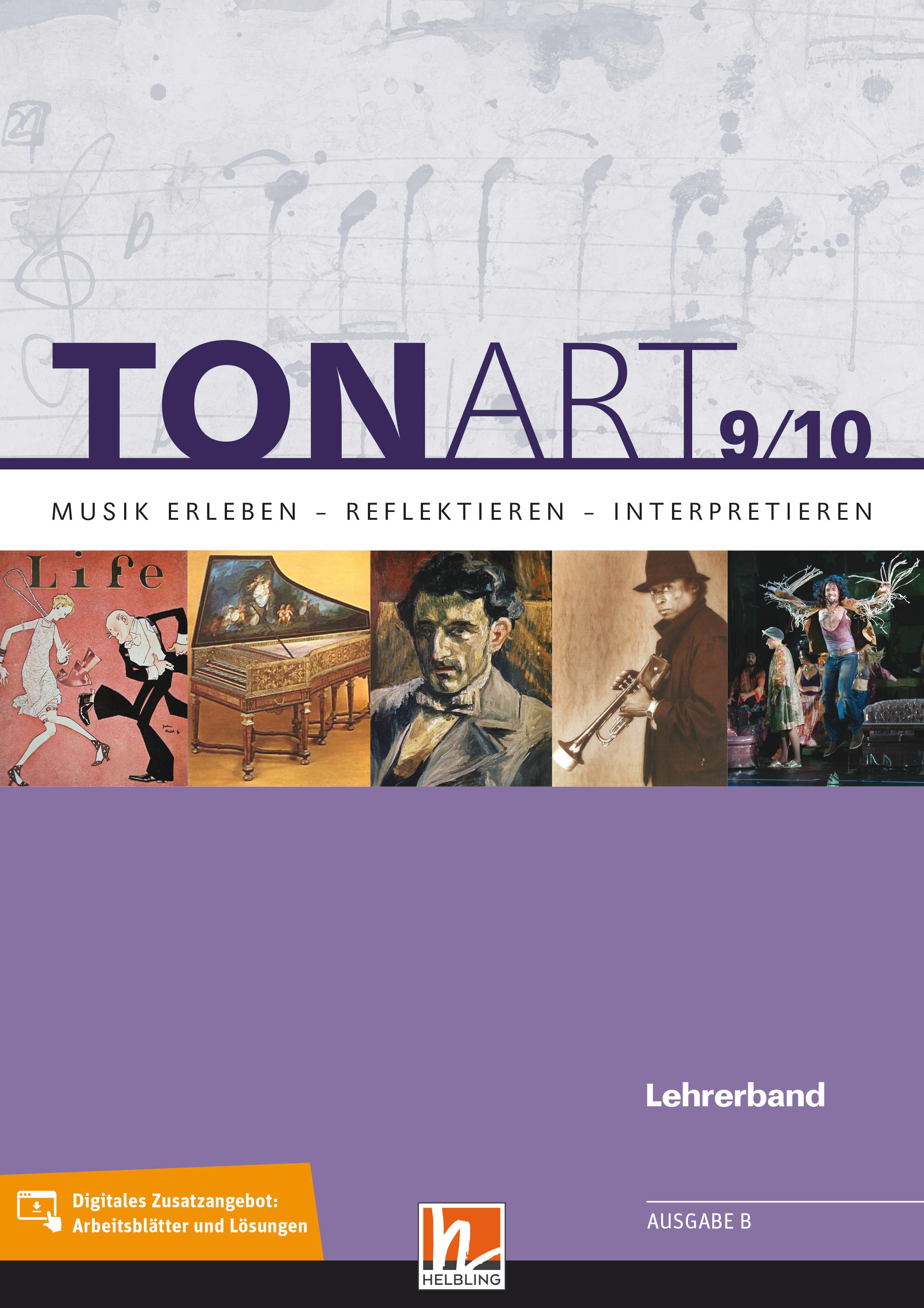 Vorderes Coverbild TONART 9/10 BY (Ausgabe 2021) Lehrerband