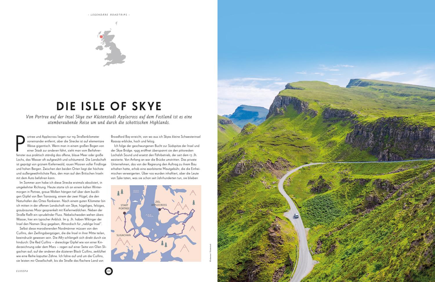 Beispielinhalt (Bild) Lonely Planet Bildband Legendäre Roadtrips