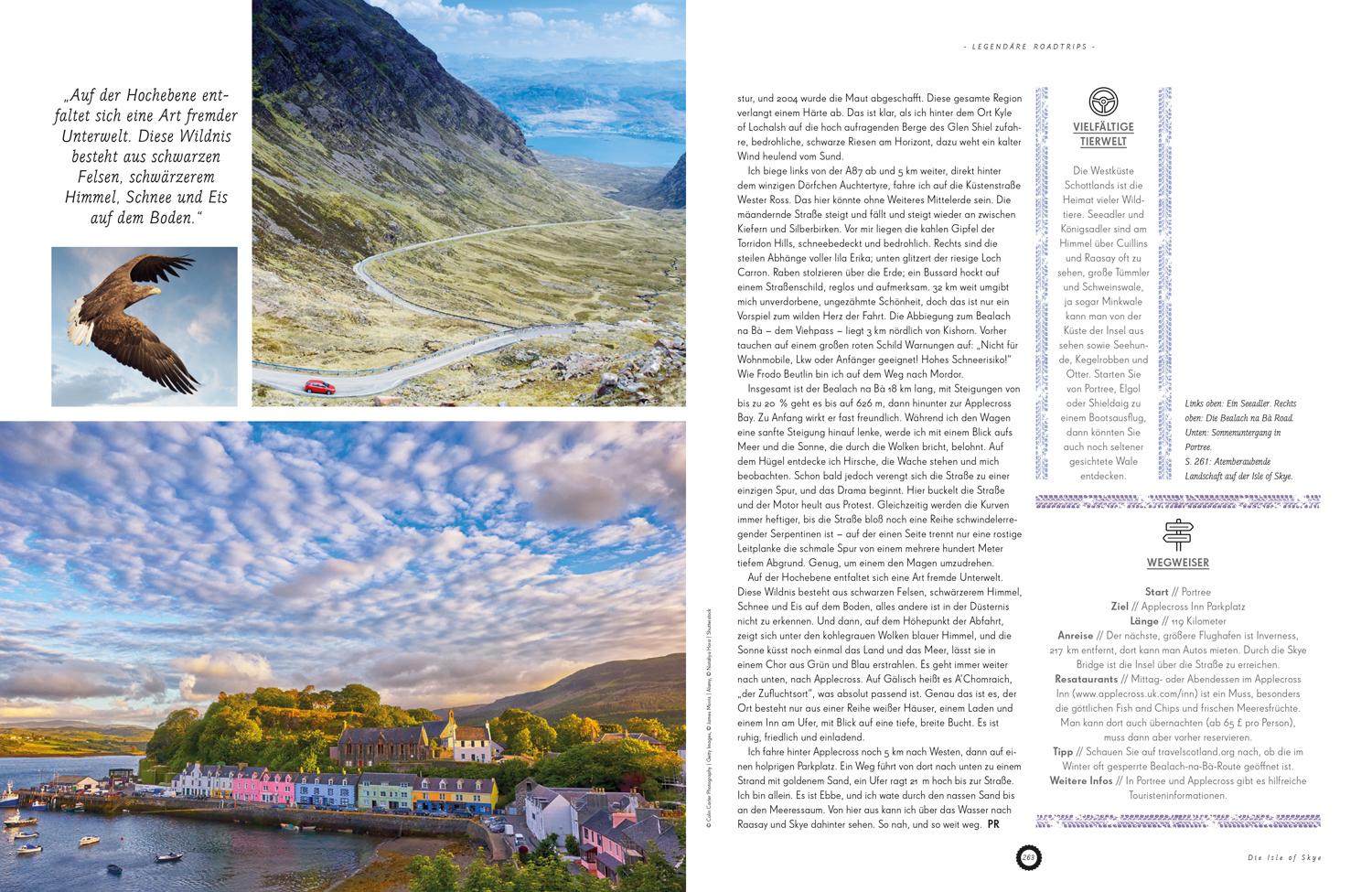 Beispielinhalt (Bild) Lonely Planet Bildband Legendäre Roadtrips