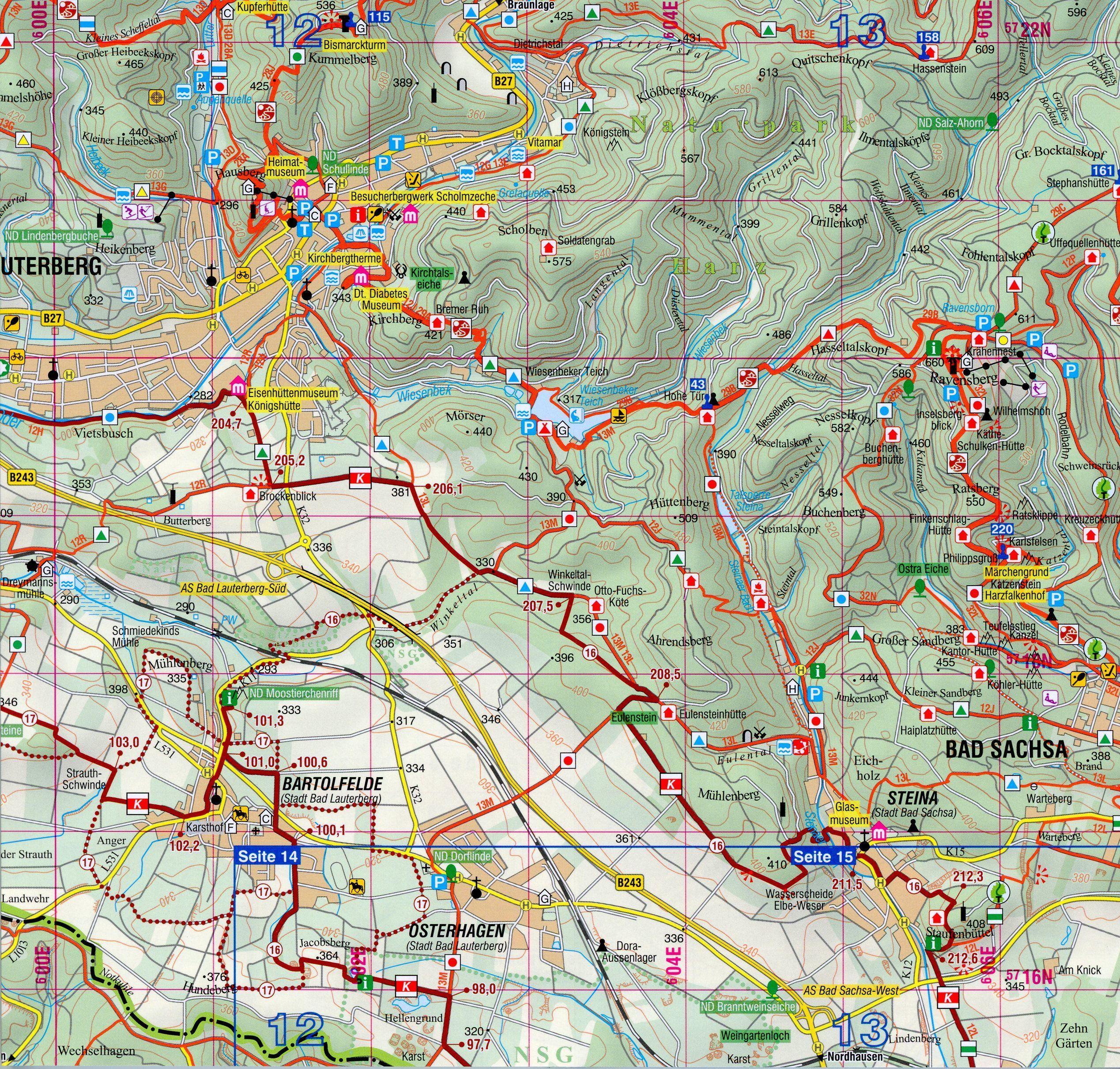 Beispielinhalt (Bild) Karstwanderweg Südharz
