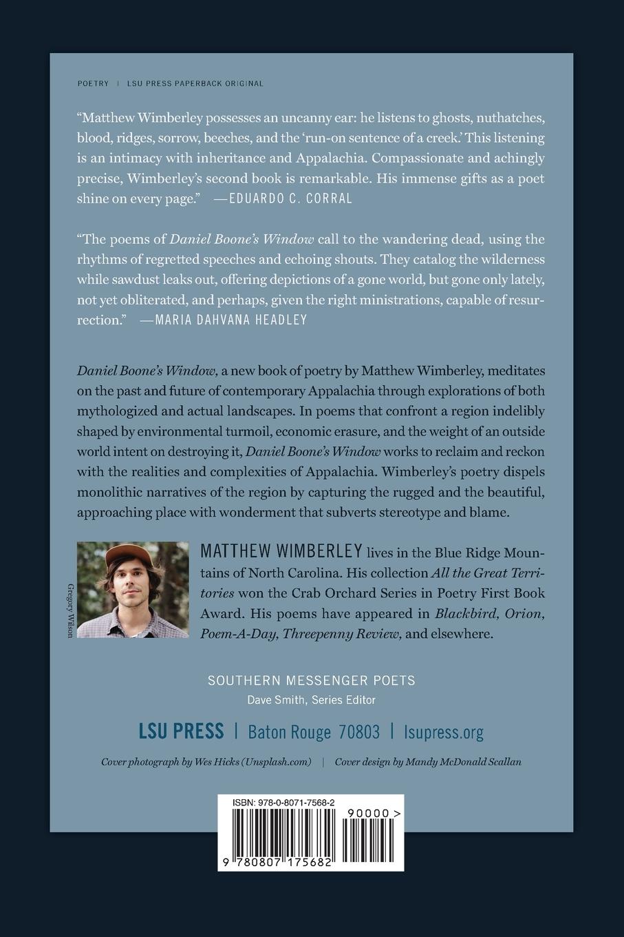 Rückseitencover Daniel Boone's Window