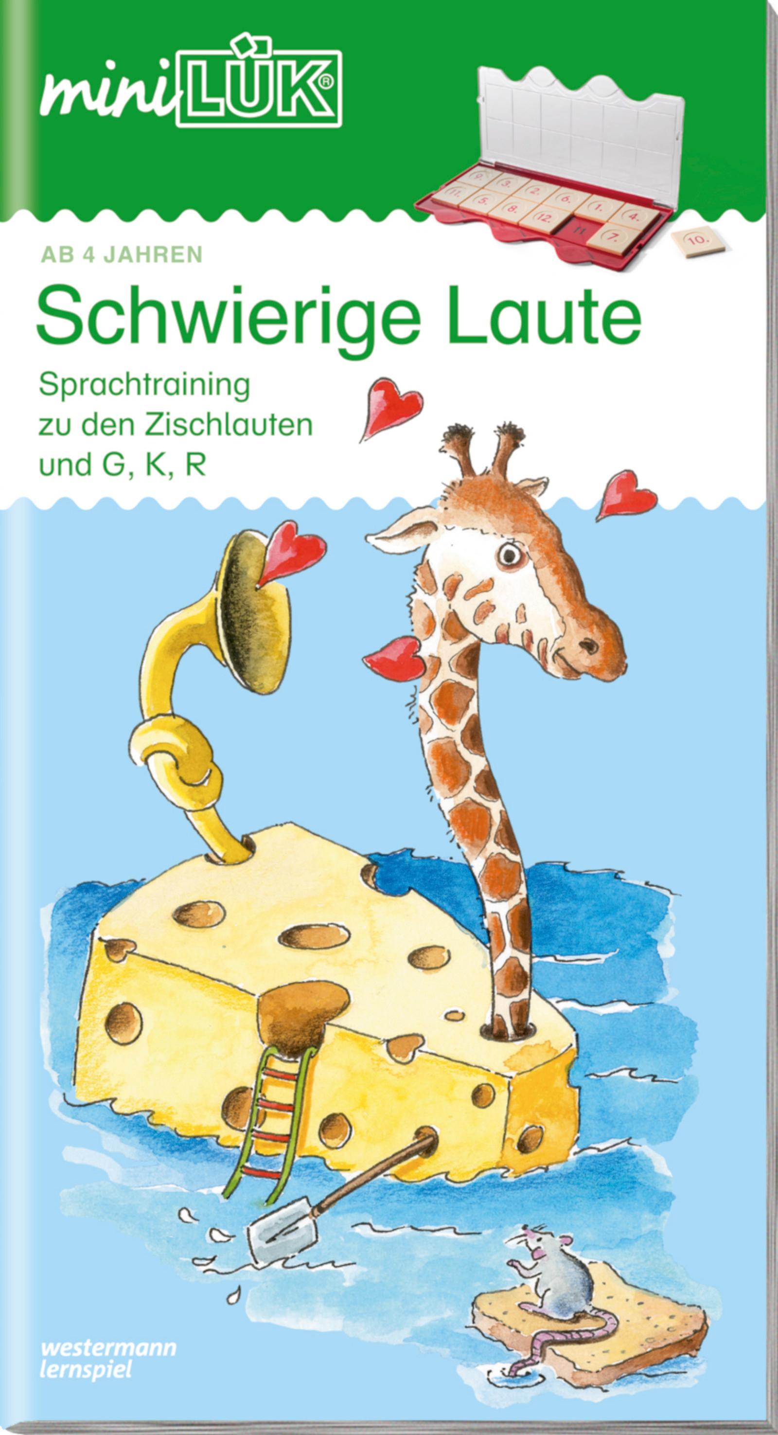 Vorderes Coverbild miniLÜK. Schwierige Laute ab 4 Jahren