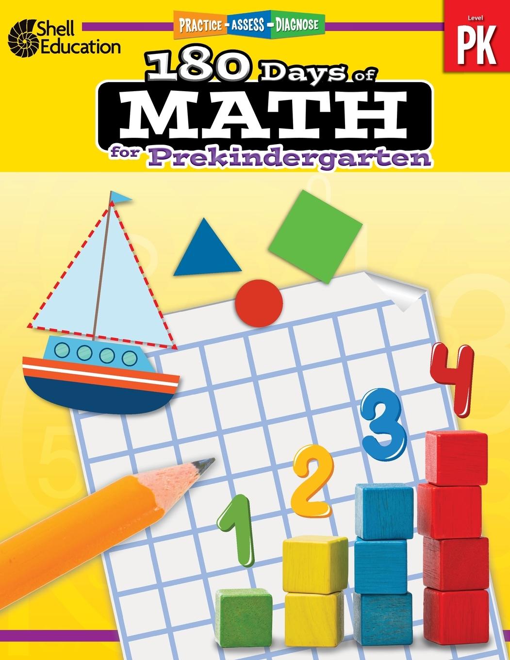 Vorderes Coverbild 180 Days(TM): Math for Prekindergarten