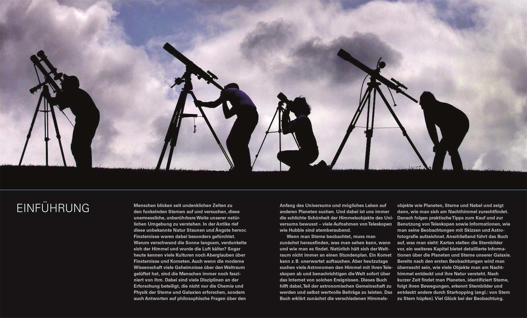 Beispielinhalt (Bild) Praktische Astronomie. Den Sternenhimmel entdecken