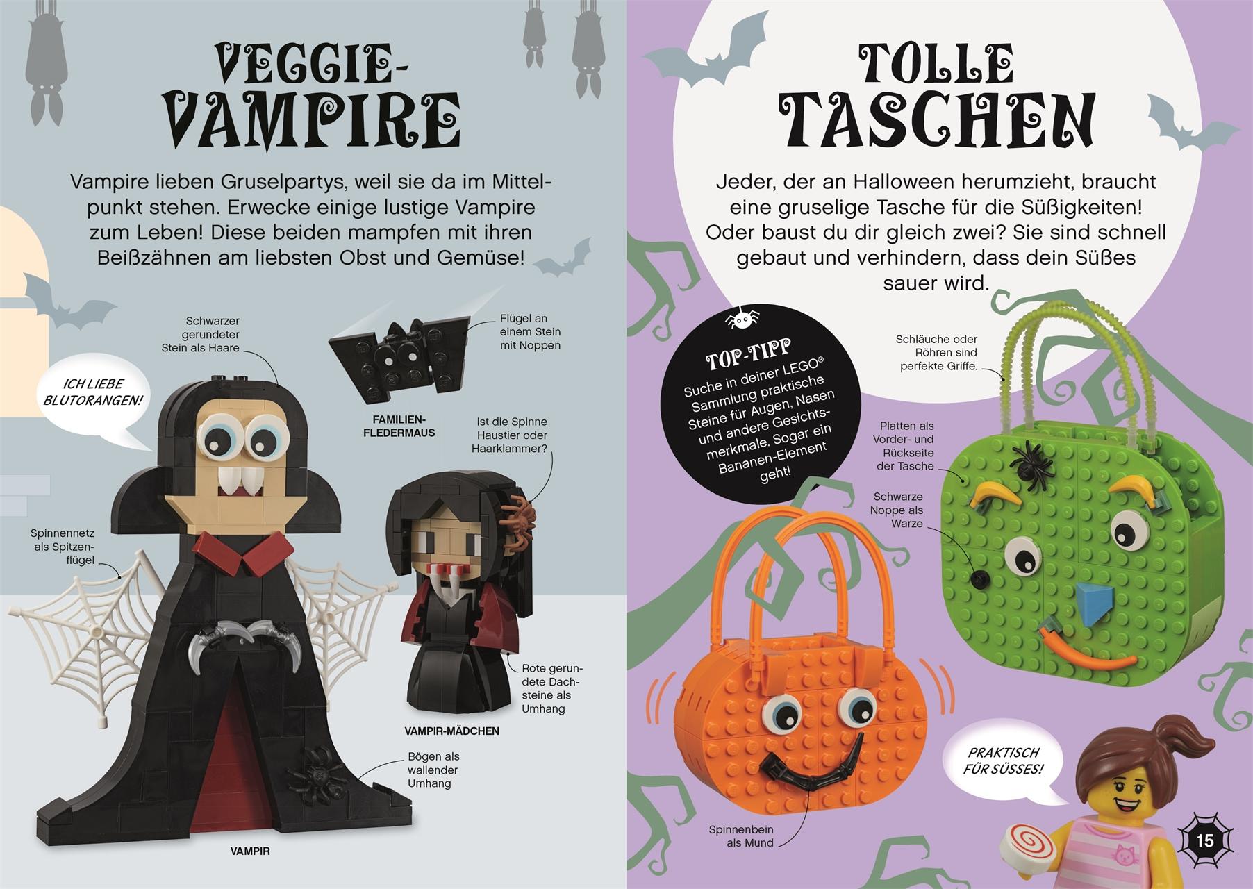 Beispielinhalt (Bild) LEGO® Ideen Geister, Hexen, Gruselwesen