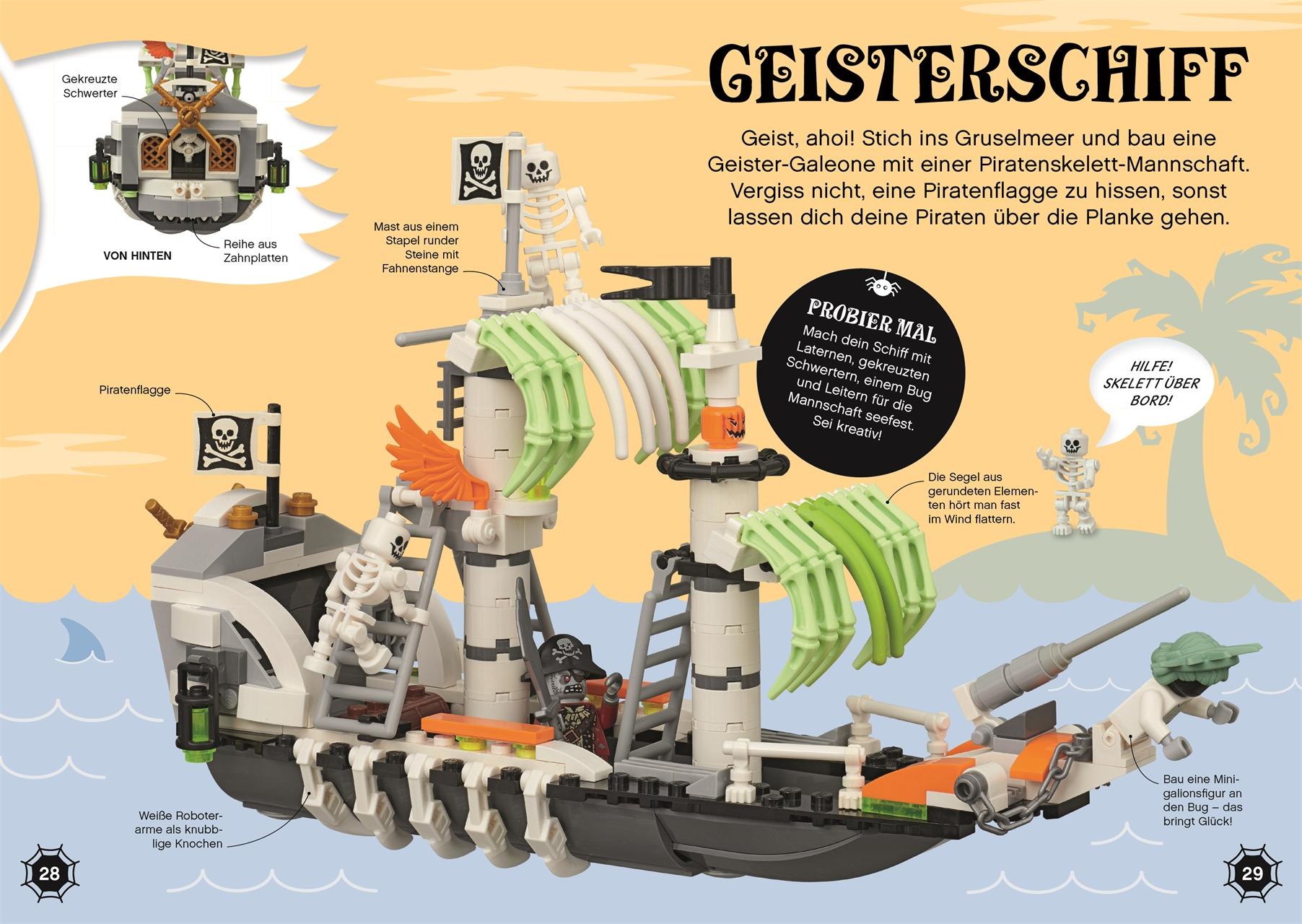 Beispielinhalt (Bild) LEGO® Ideen Geister, Hexen, Gruselwesen