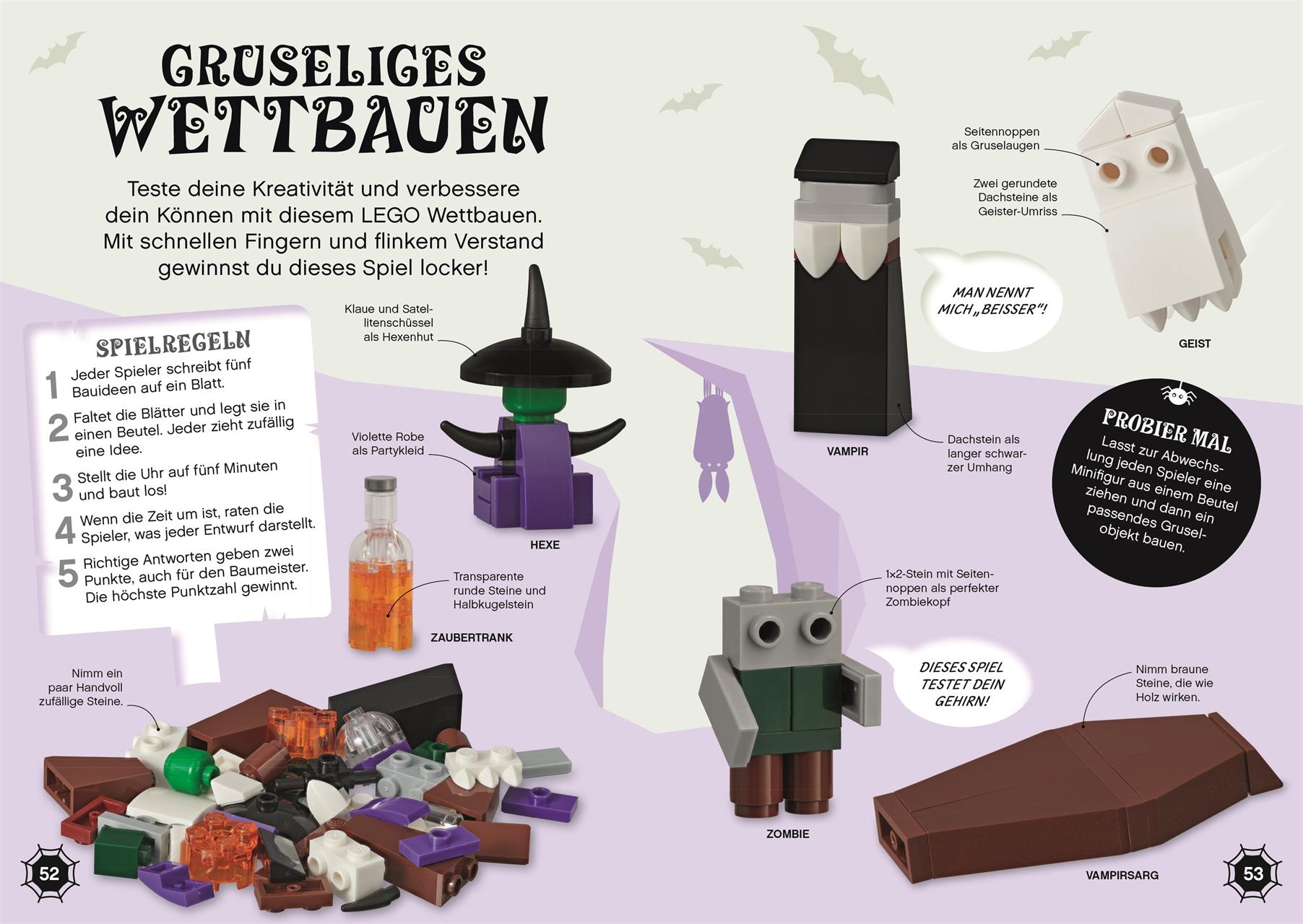 Beispielinhalt (Bild) LEGO® Ideen Geister, Hexen, Gruselwesen