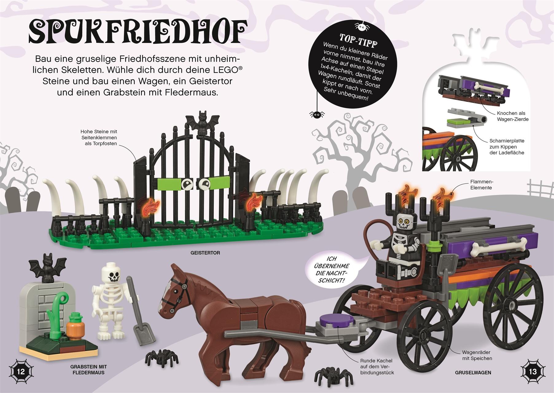 Beispielinhalt (Bild) LEGO® Ideen Geister, Hexen, Gruselwesen