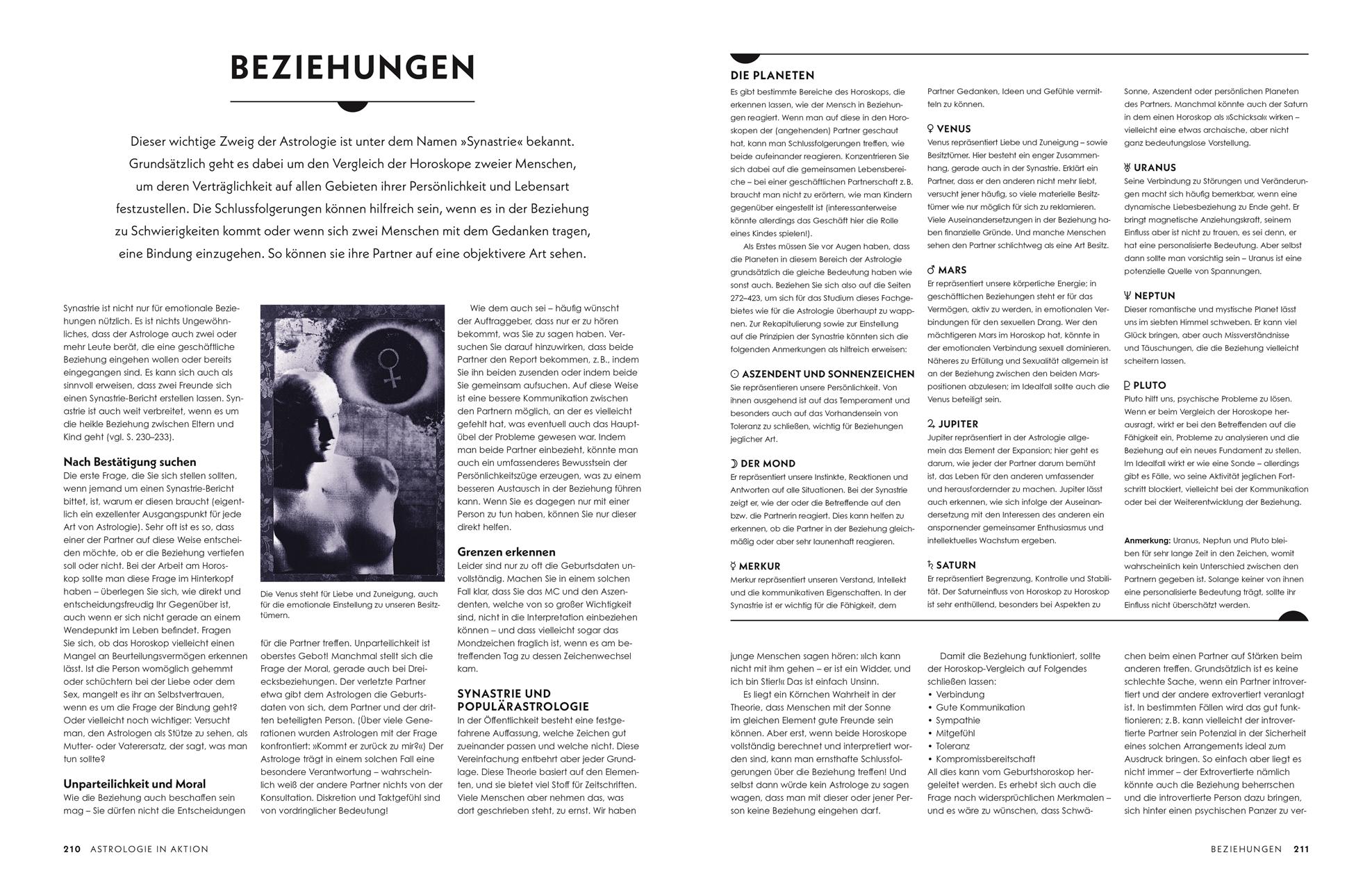 Beispielinhalt (Bild) Parkers Astrologie