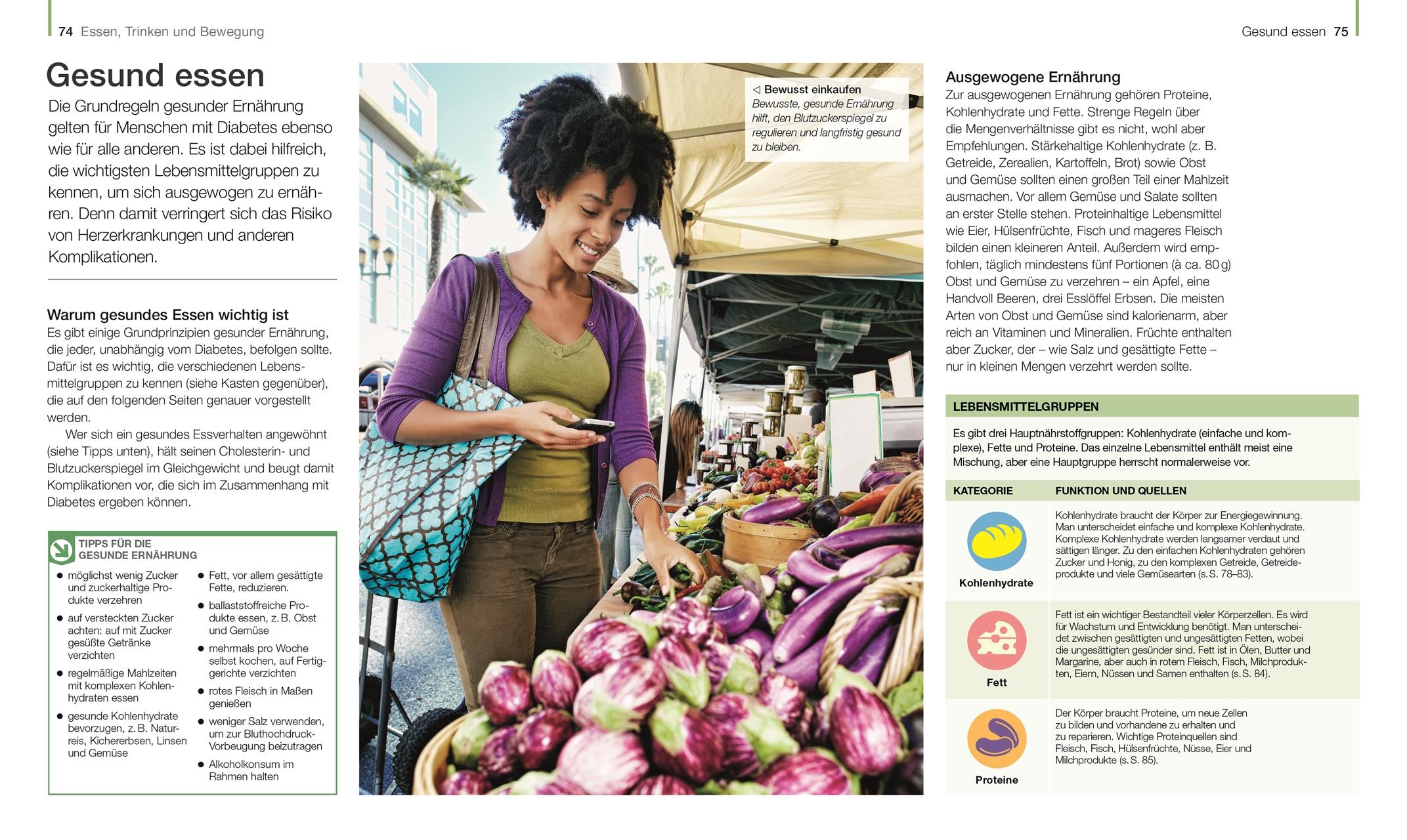 Beispielinhalt (Bild) Diabetes verstehen und die Lebensqualität erhalten
