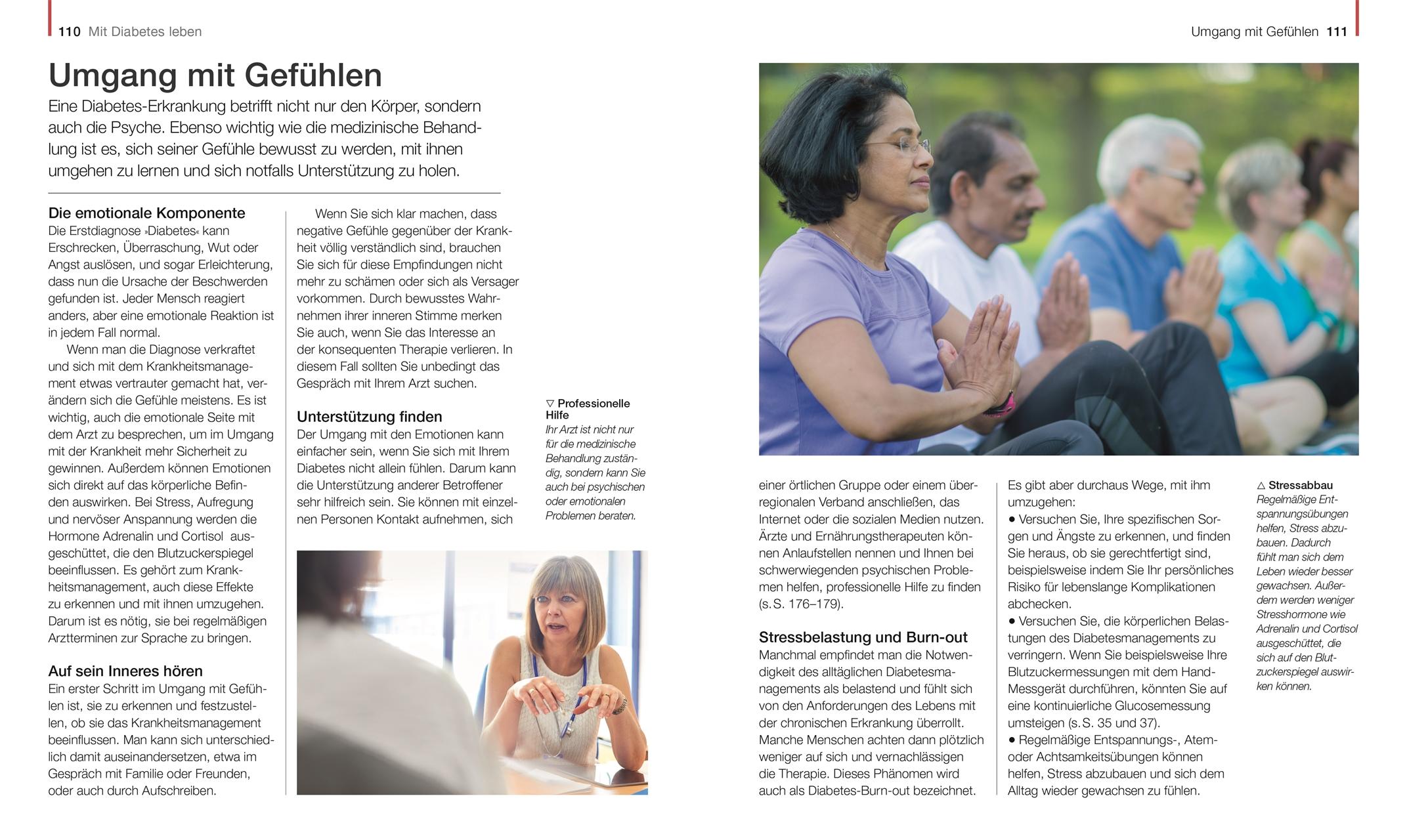 Beispielinhalt (Bild) Diabetes verstehen und die Lebensqualität erhalten