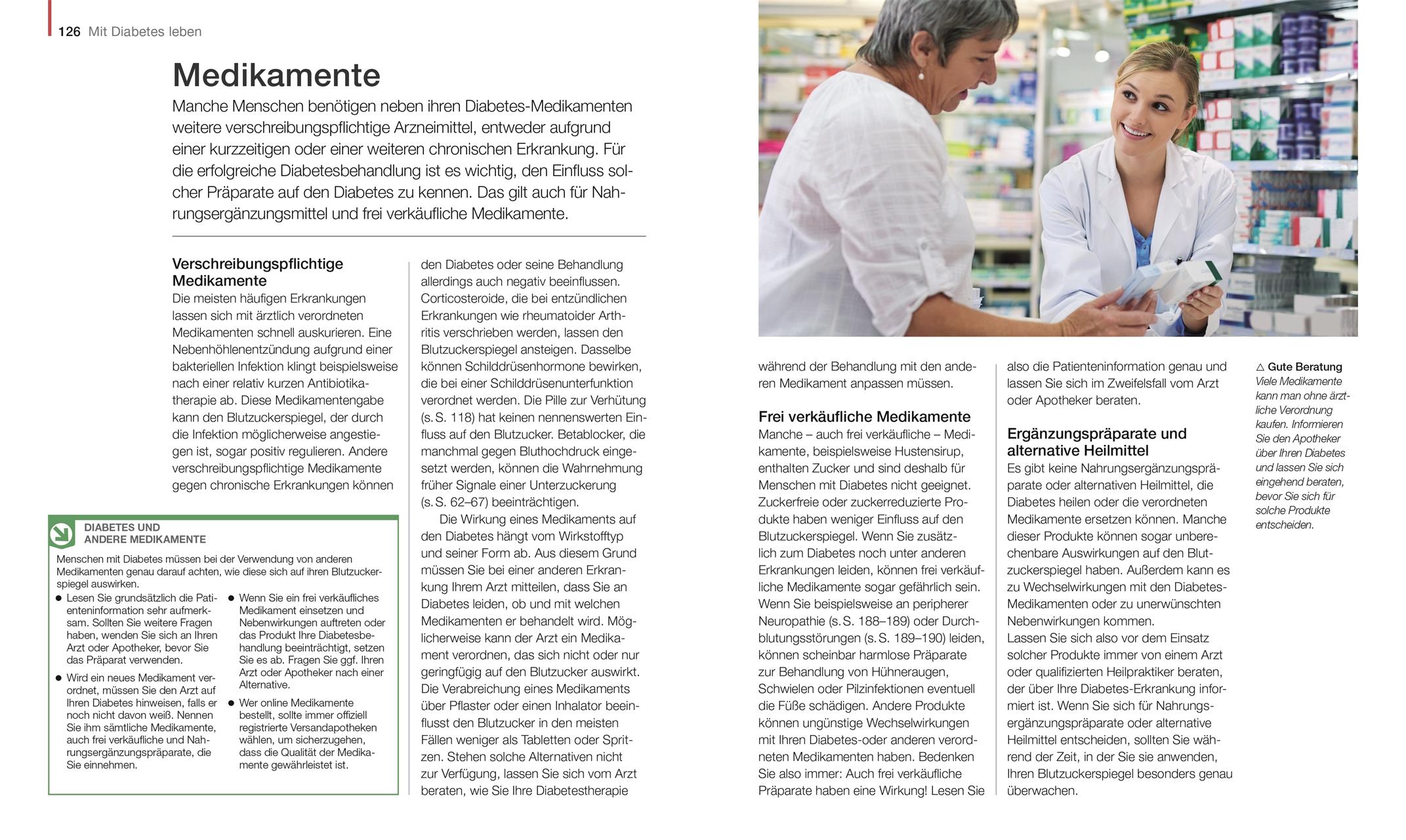 Beispielinhalt (Bild) Diabetes verstehen und die Lebensqualität erhalten