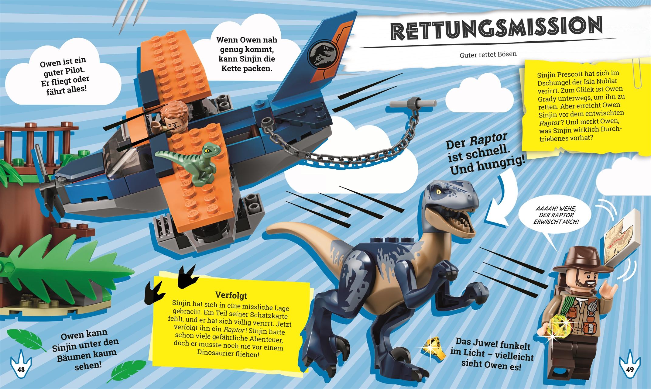 Beispielinhalt (Bild) LEGO® Jurassic World(TM) Dino-Abenteuer