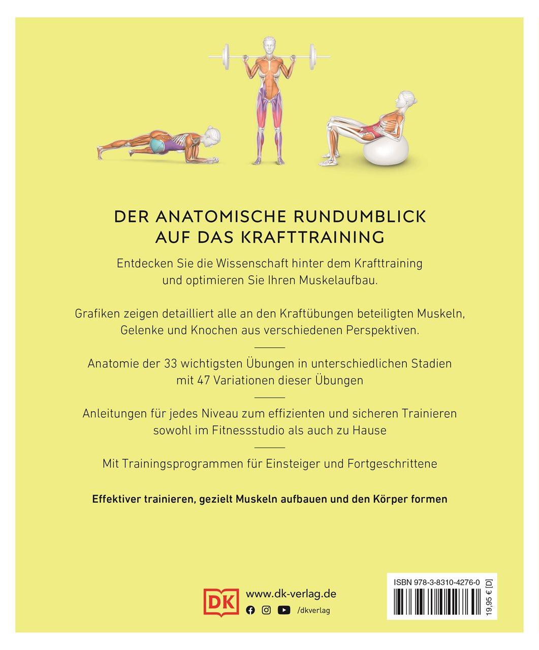 Rückseitencover Krafttraining - Die Anatomie verstehen