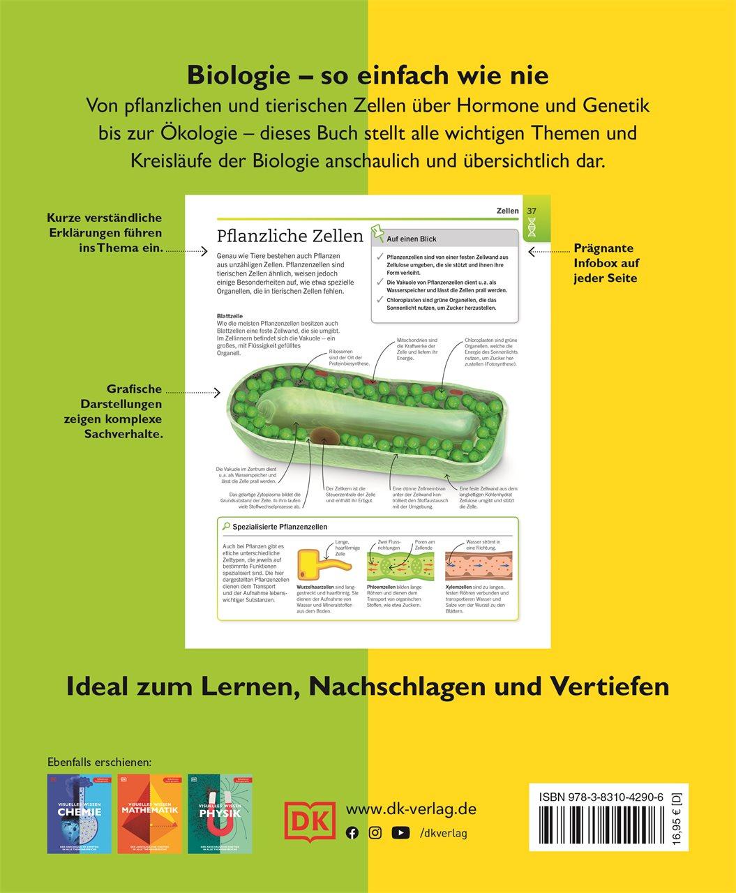 Rückseitencover Visuelles Wissen. Biologie