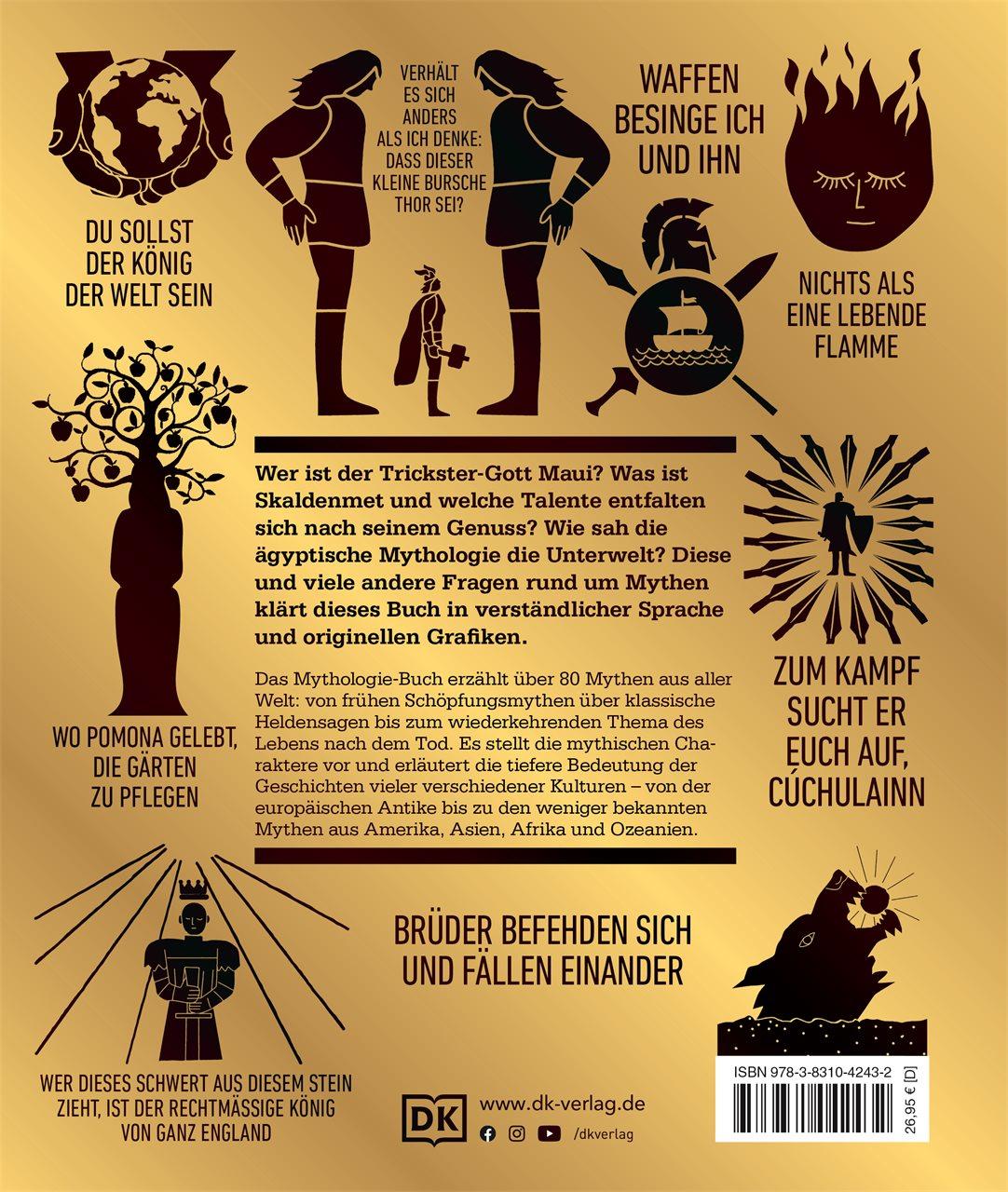 Rückseitencover Big Ideas. Das Mythologie-Buch