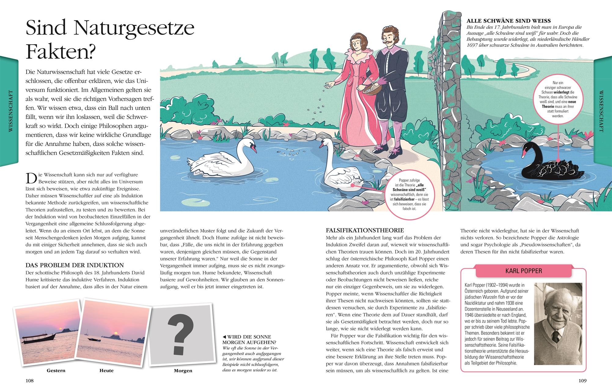 Beispielinhalt (Bild) Wissen für clevere Kids. Philosophie für clevere Kids