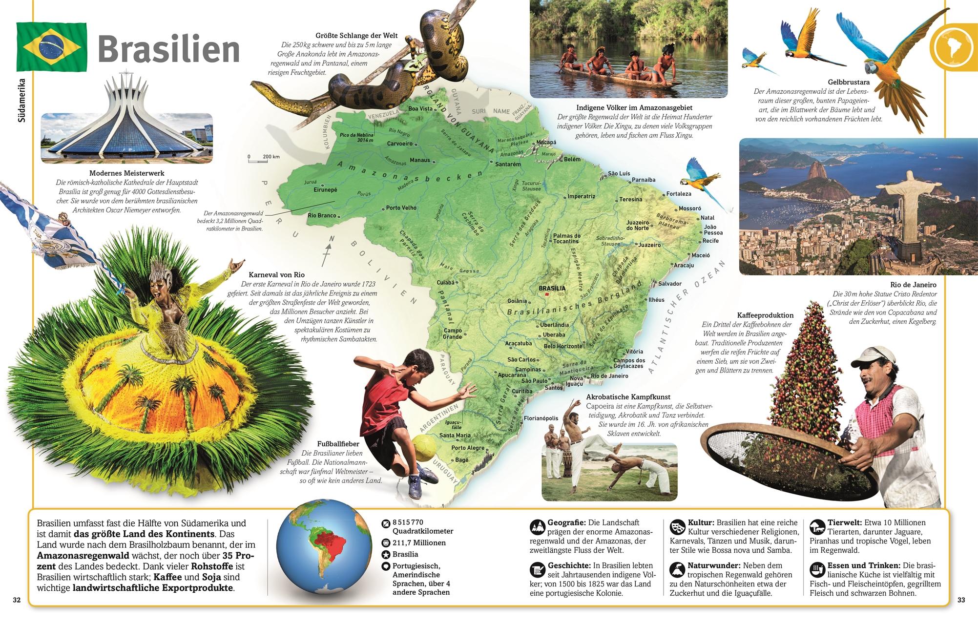 Beispielinhalt (Bild) Unsere Welt in 1000 Bildern. Länder der Erde