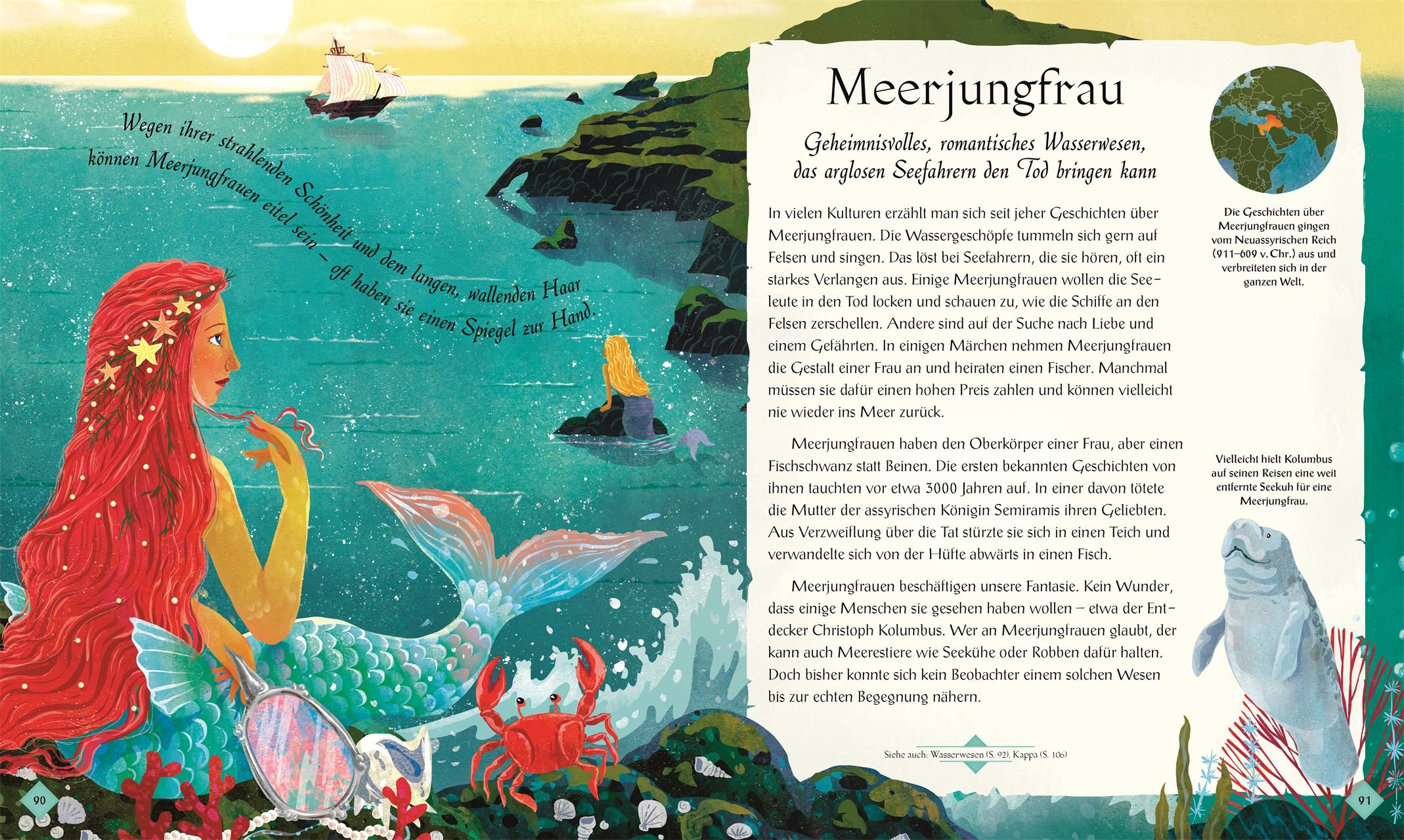 Beispielinhalt (Bild) Magische Fabelwesen und mythische Kreaturen