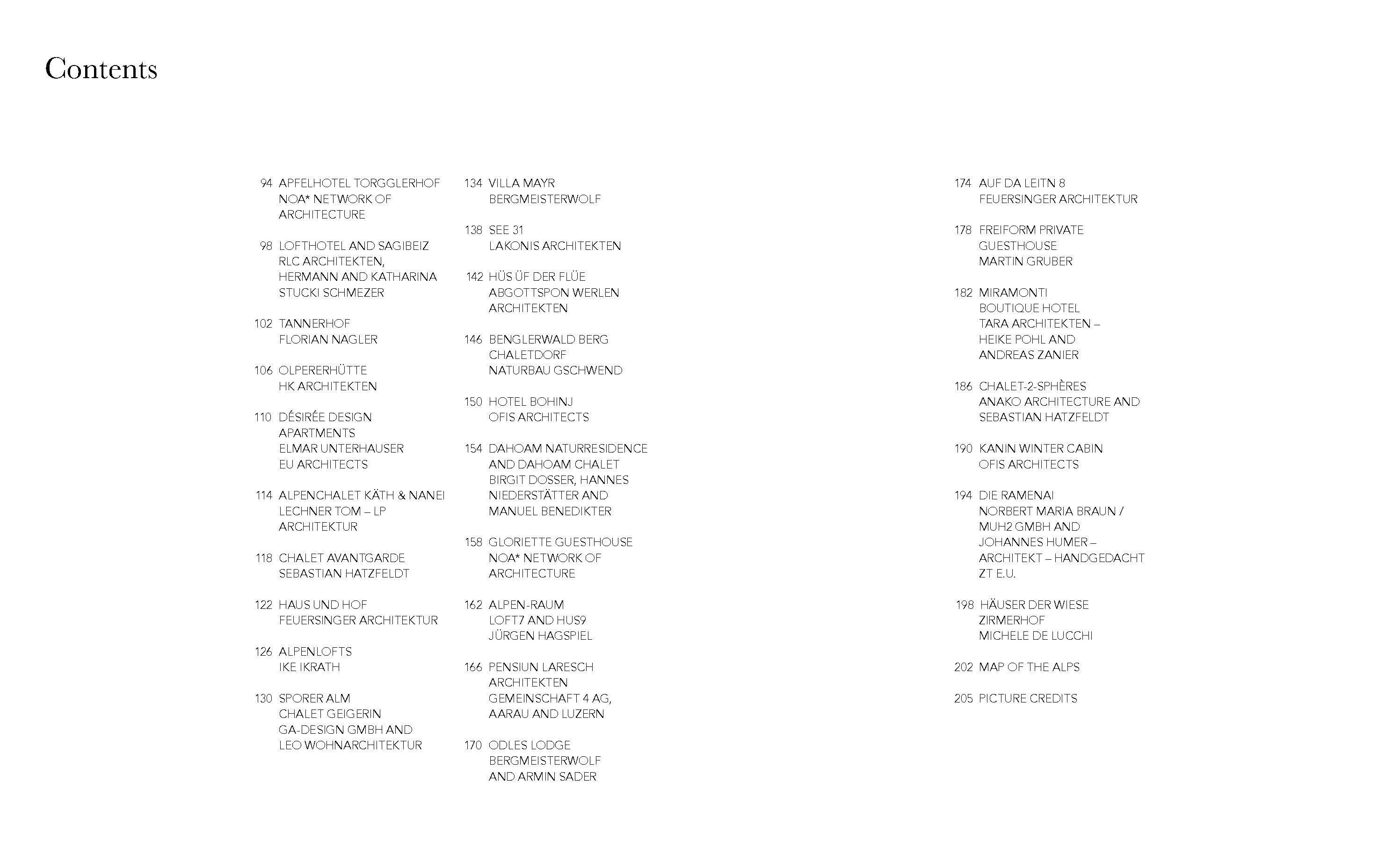 Beispielinhalt (Bild) Where Architects Stay in the Alps