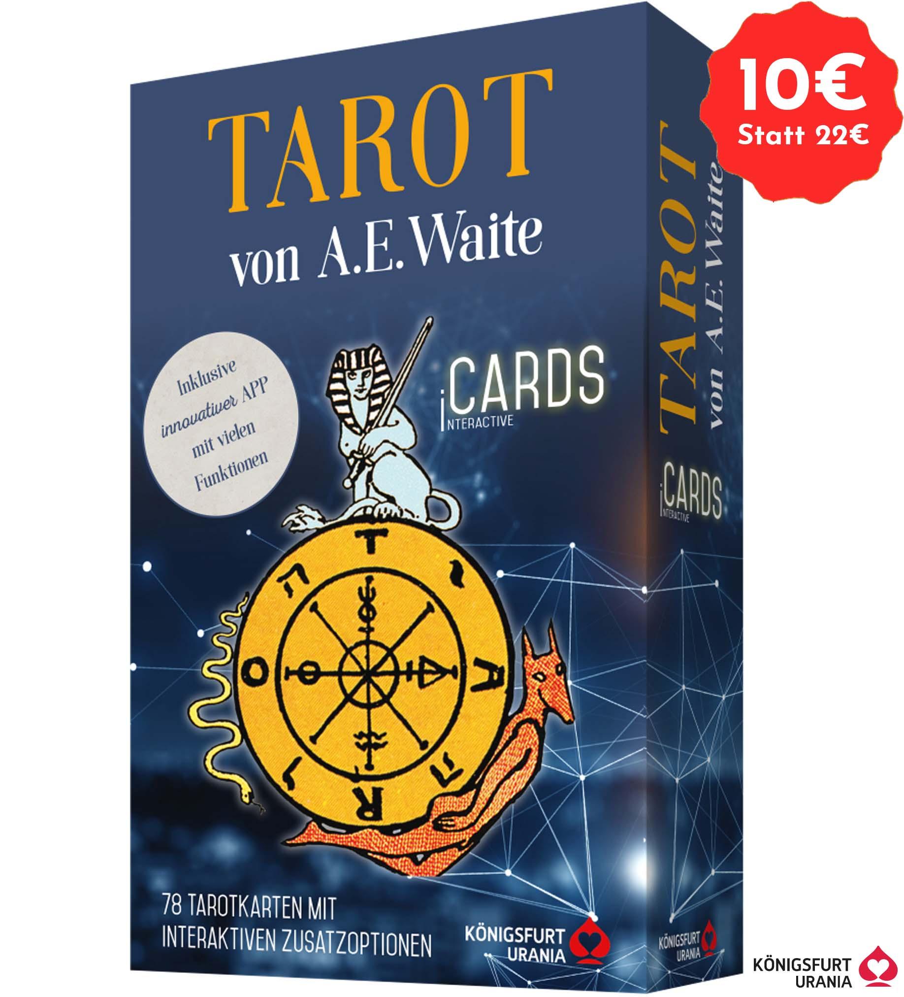 Vorderes Coverbild Tarot von A.E. Waite - iCards