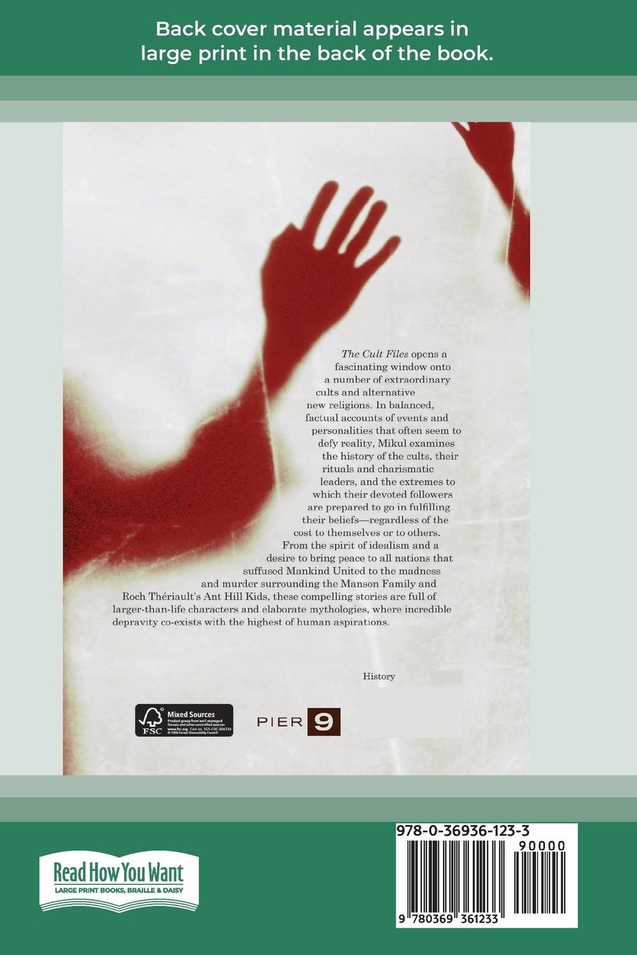 Rückseitencover The Cult Files