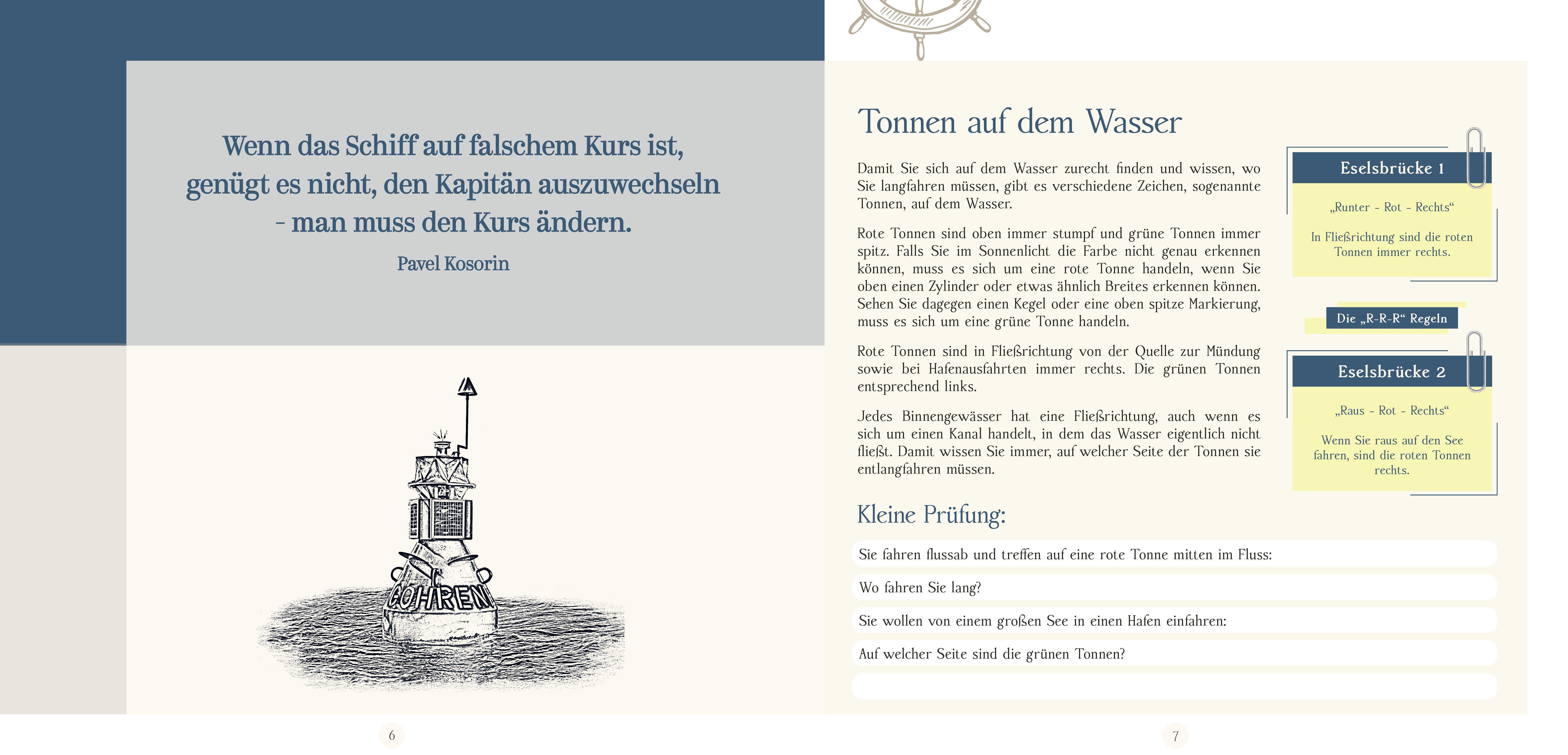 Beispielinhalt (Bild) Das Hausboot Tagebuch