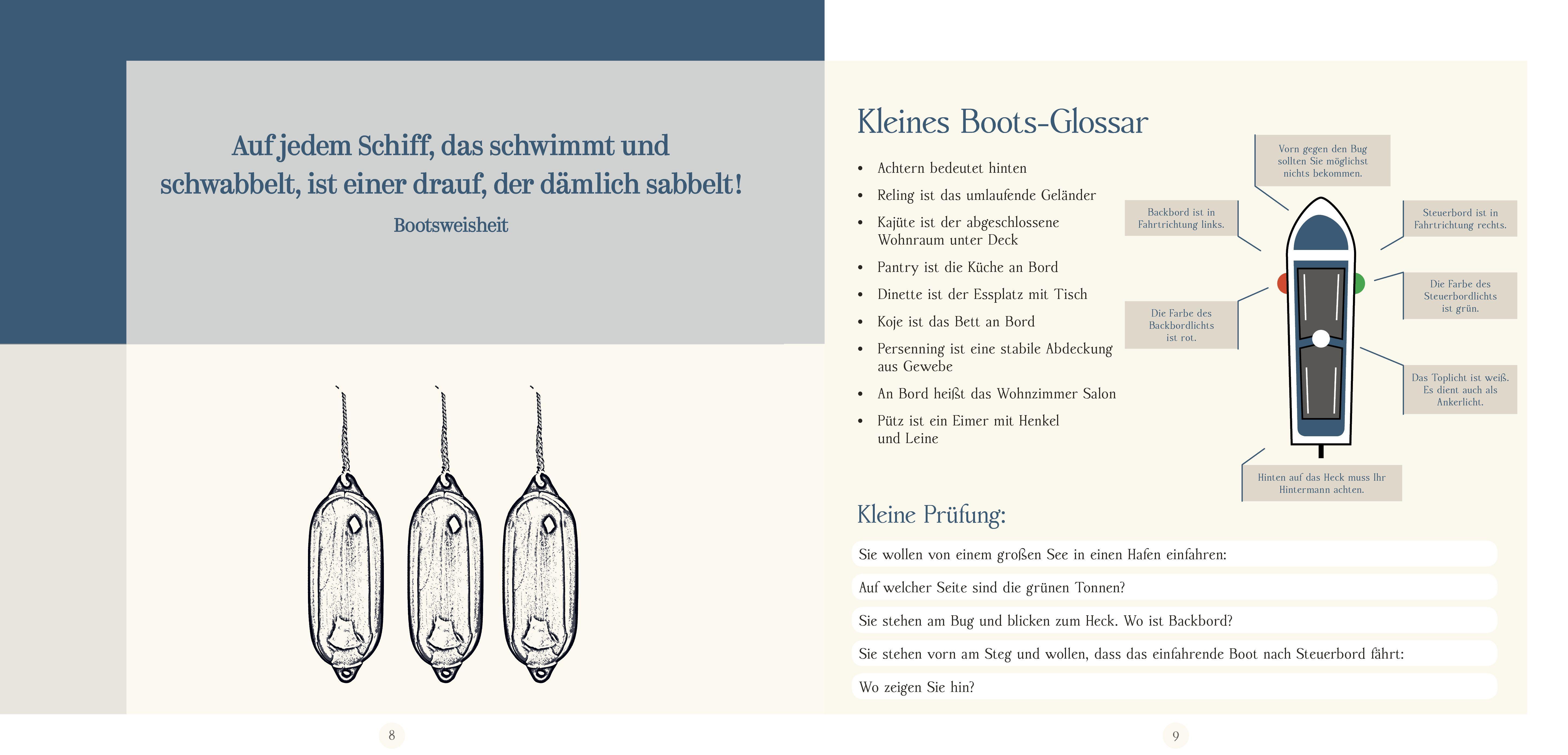 Beispielinhalt (Bild) Das Hausboot Tagebuch