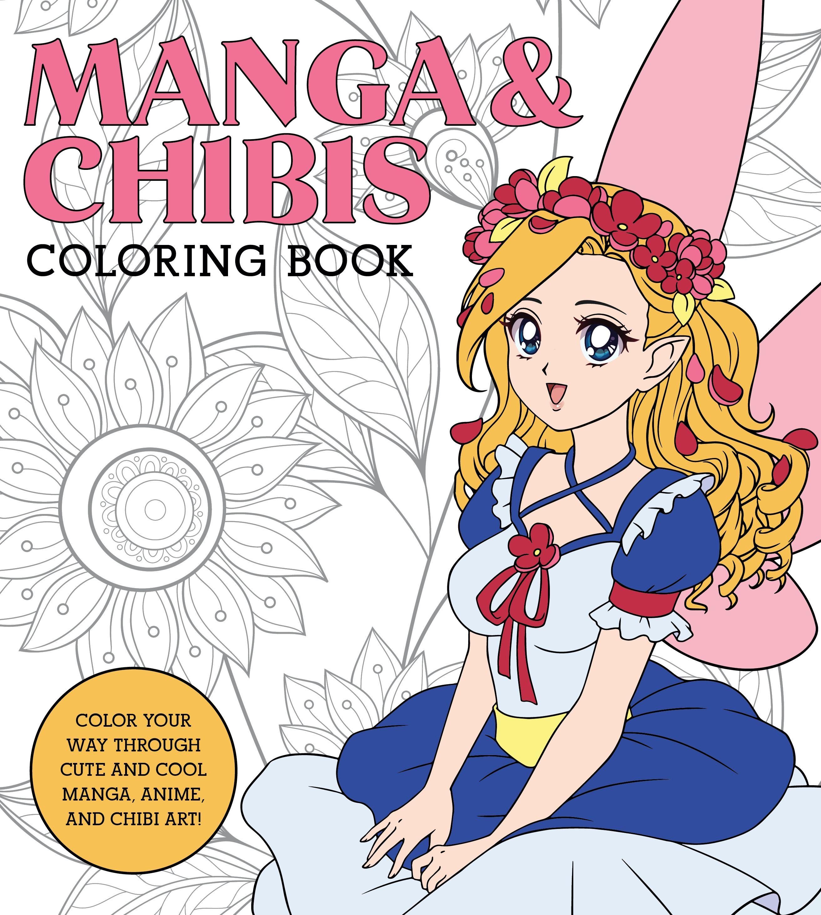 Vorderes Coverbild Manga & Chibis Coloring Book