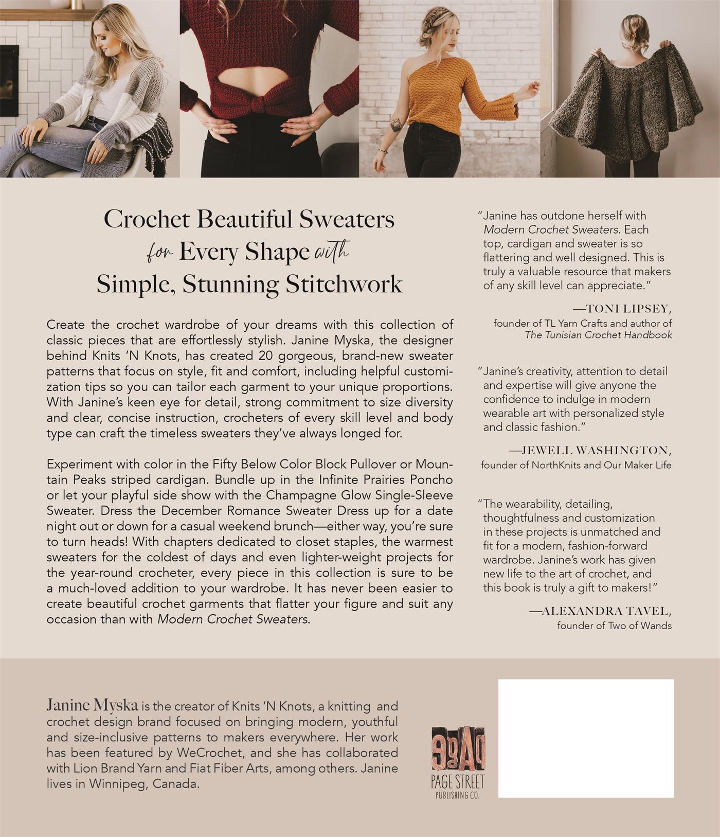 Rückseitencover Modern Crochet Sweaters