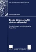 Vorderes Coverbild Online-Gemeinschaften als Geschäftsmodell