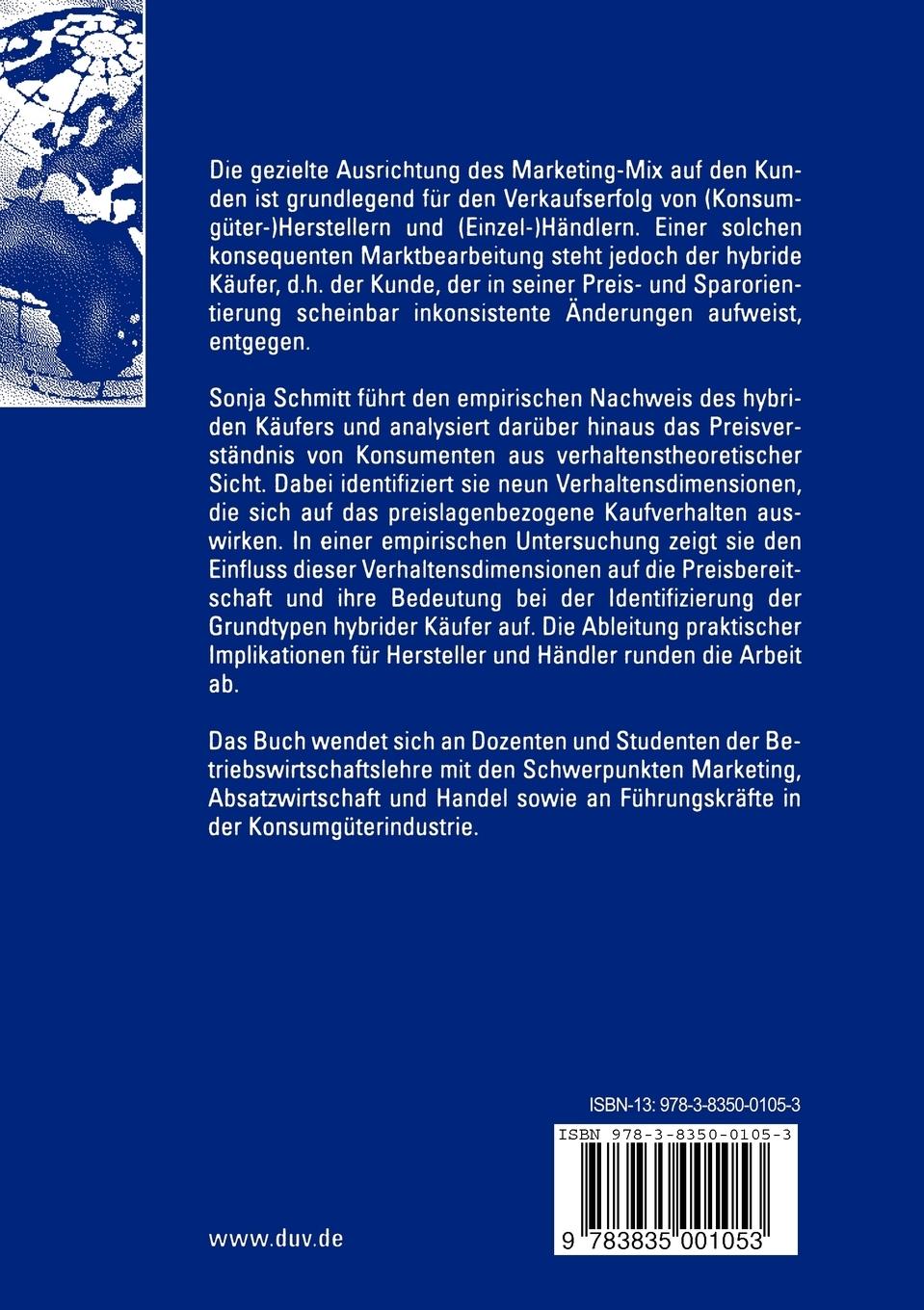 Rückseitencover Die Existenz des hybriden Käufers