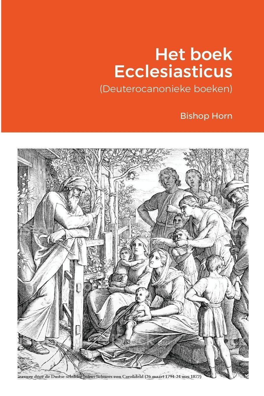 Vorderes Coverbild Het boek Ecclesiasticus
