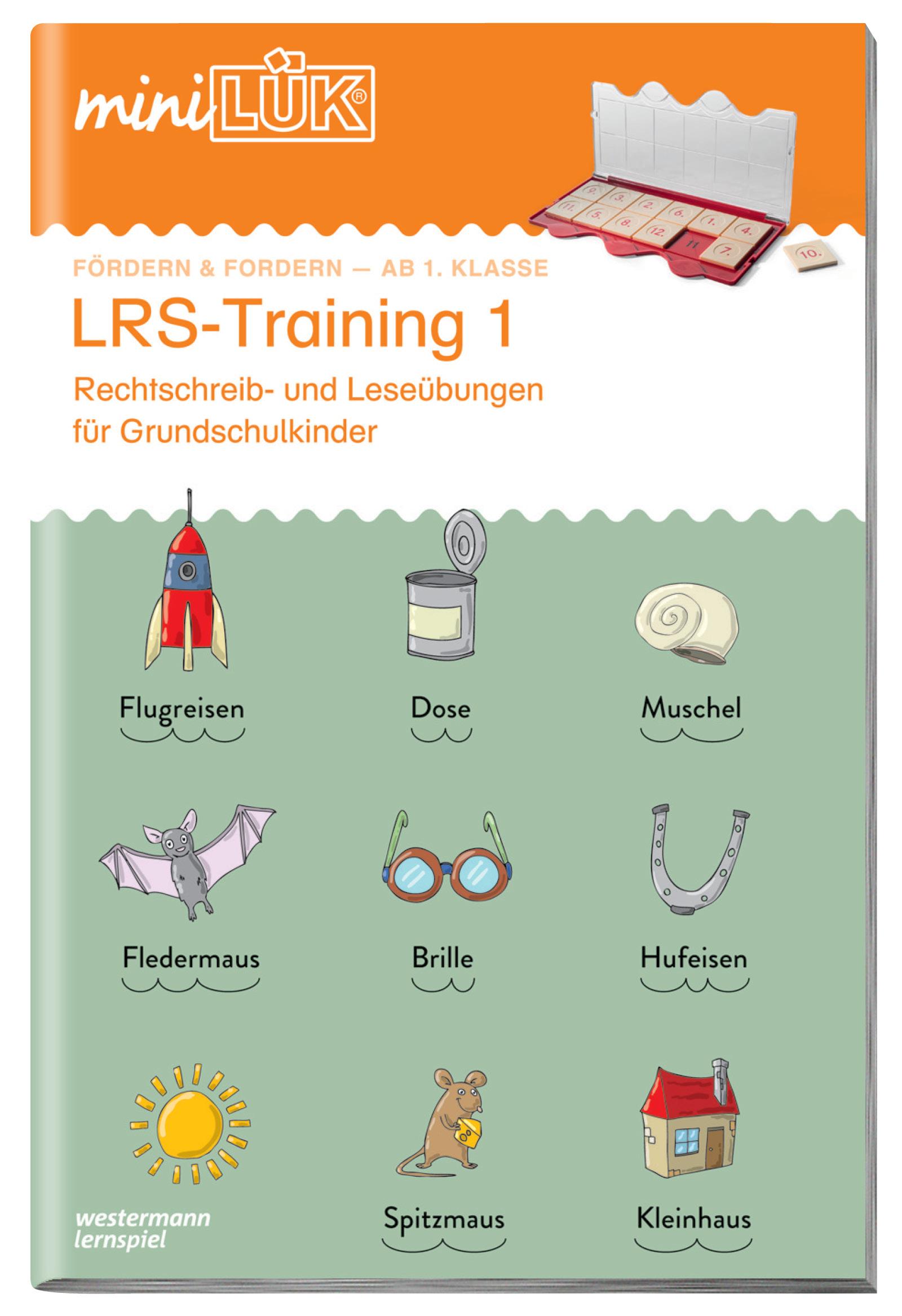 Vorderes Coverbild miniLÜK. LRS-Training 1