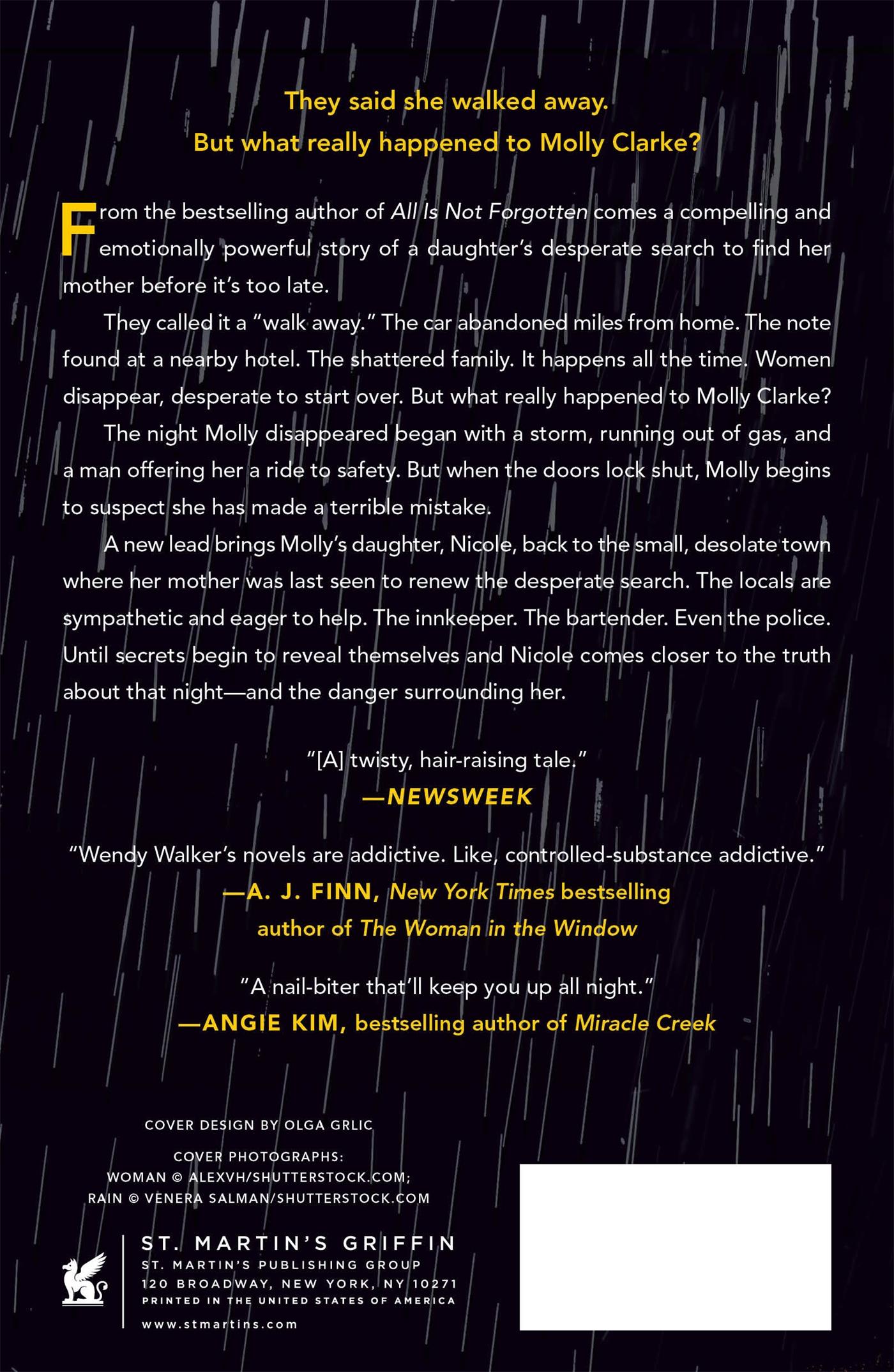 Rückseitencover Don't Look for Me