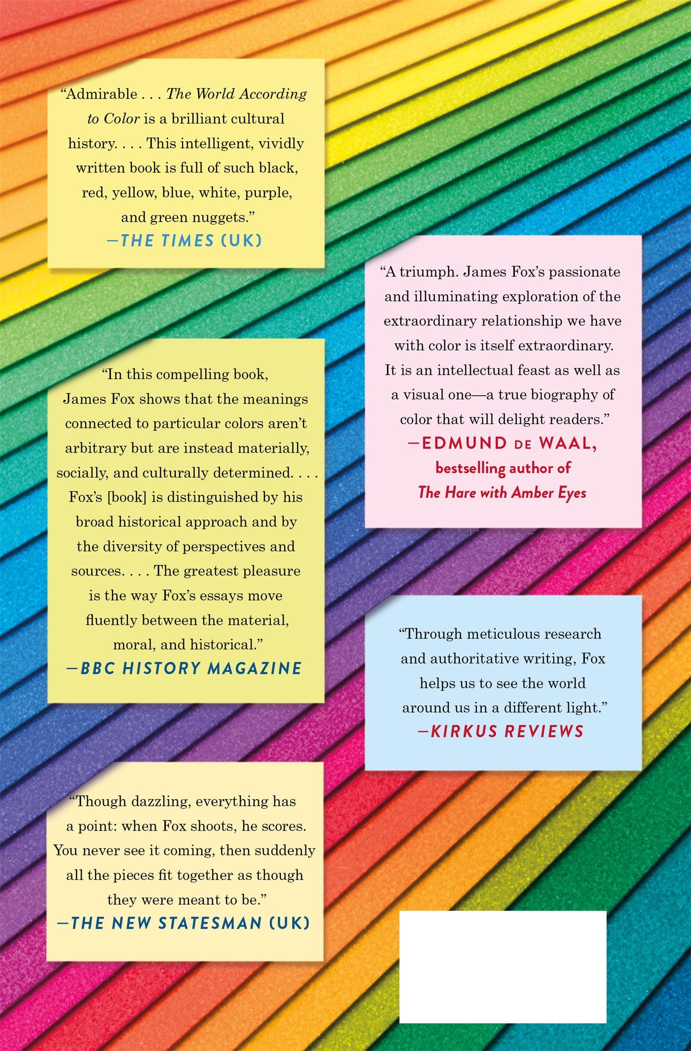 Rückseitencover The World According to Color